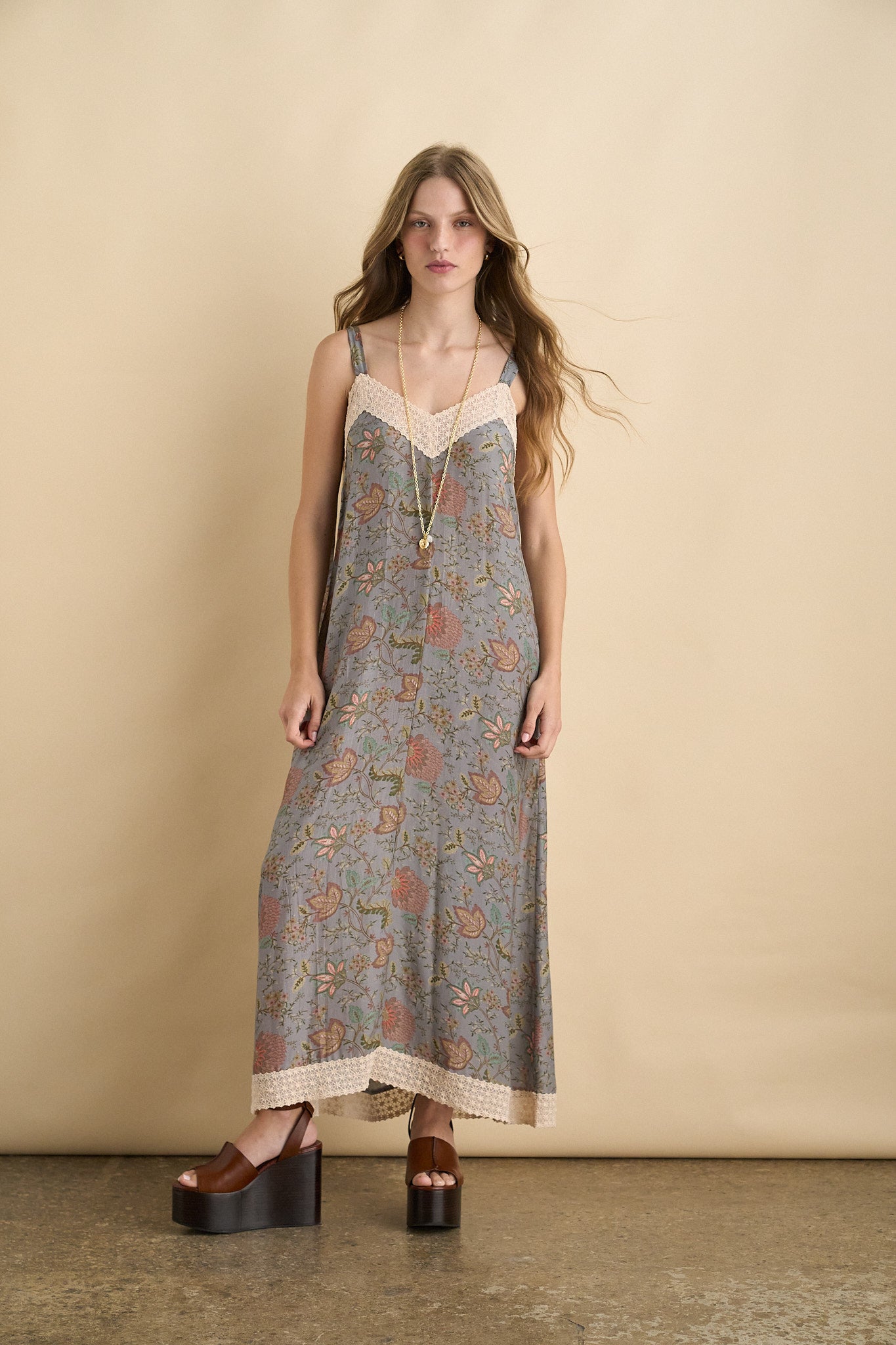Lucie dress blue