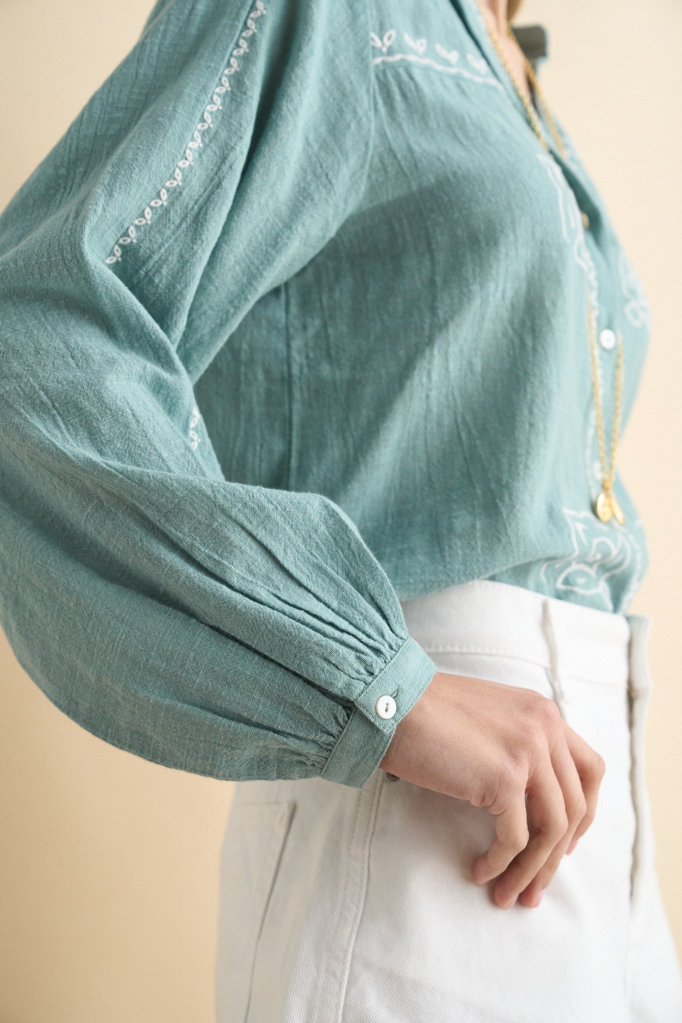 Maya blouse green