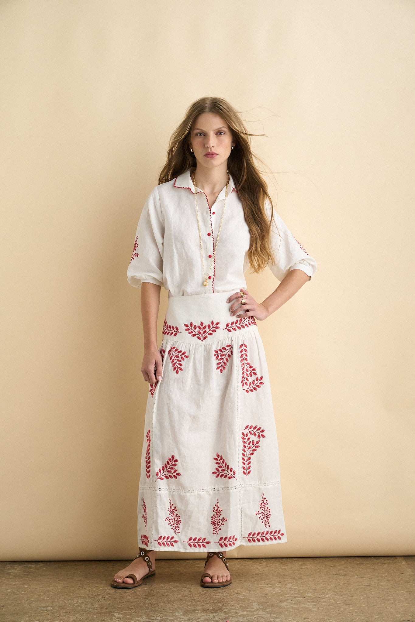 Leonor blouse white