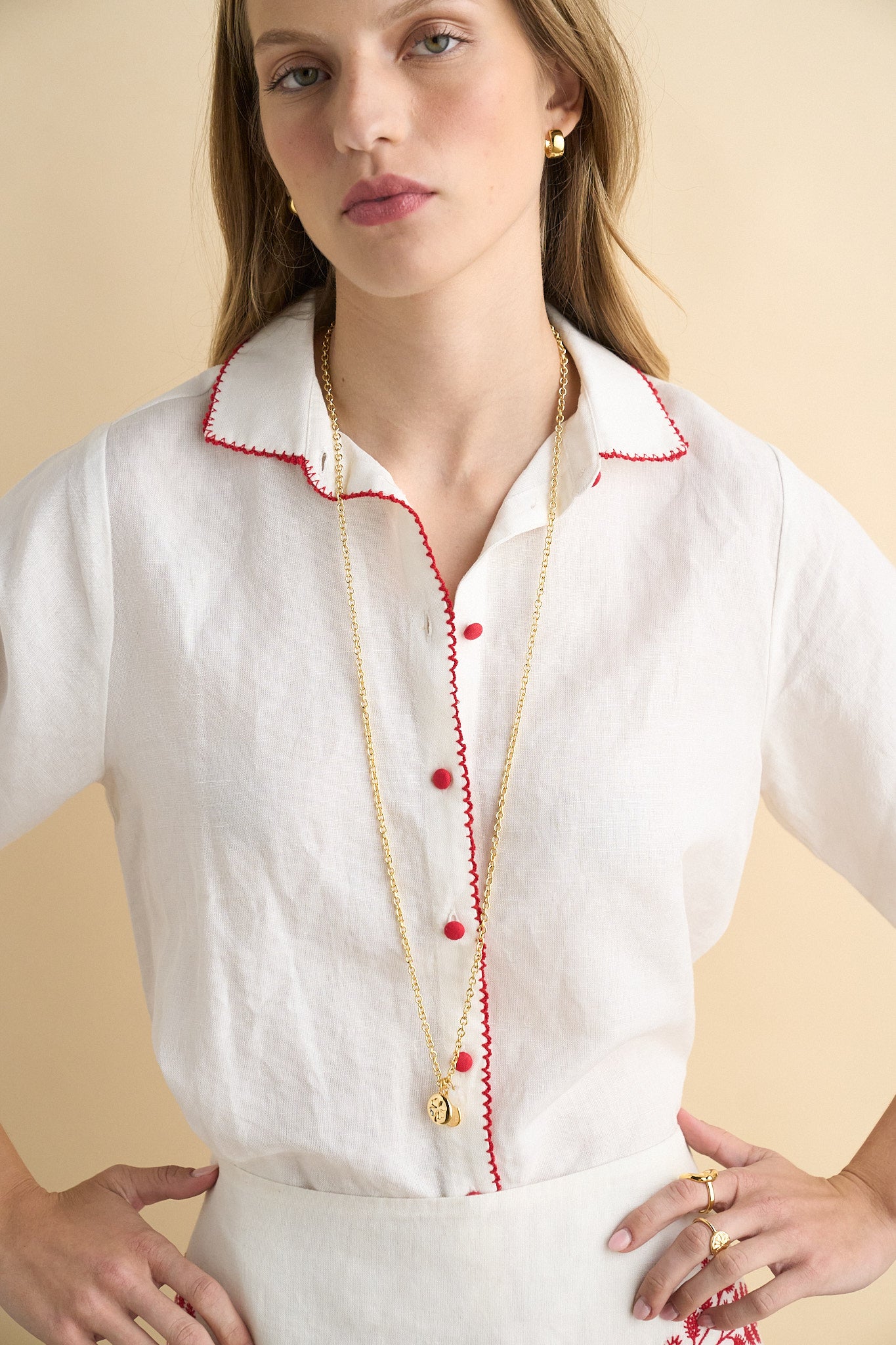 Leonor blouse white
