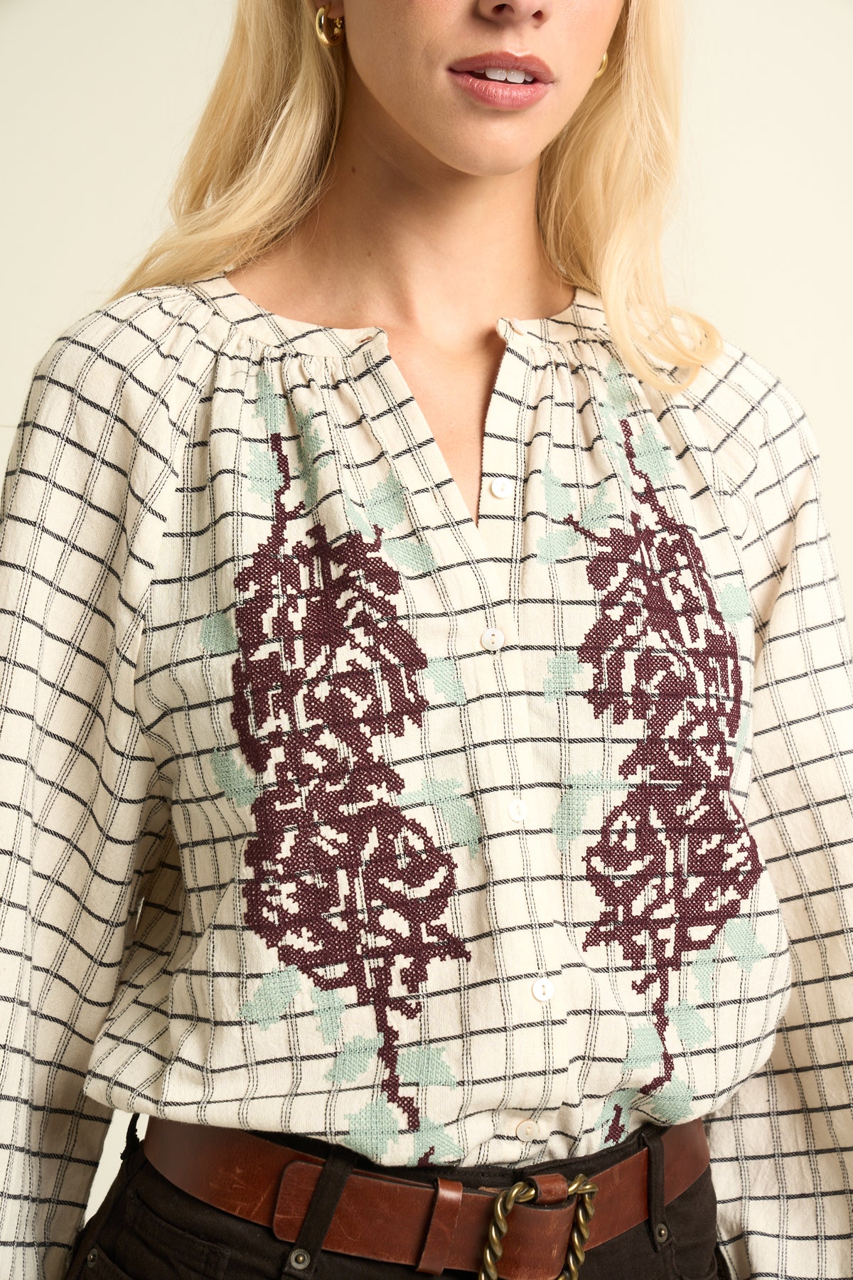 Kelly Blouse Ecru