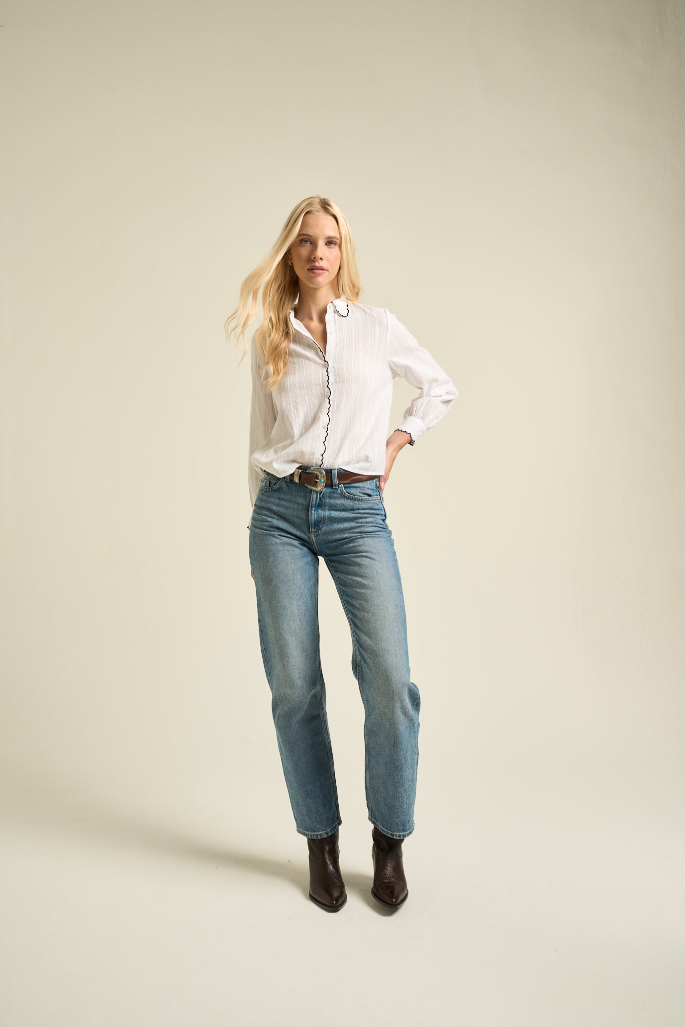 Amelia Blouse White