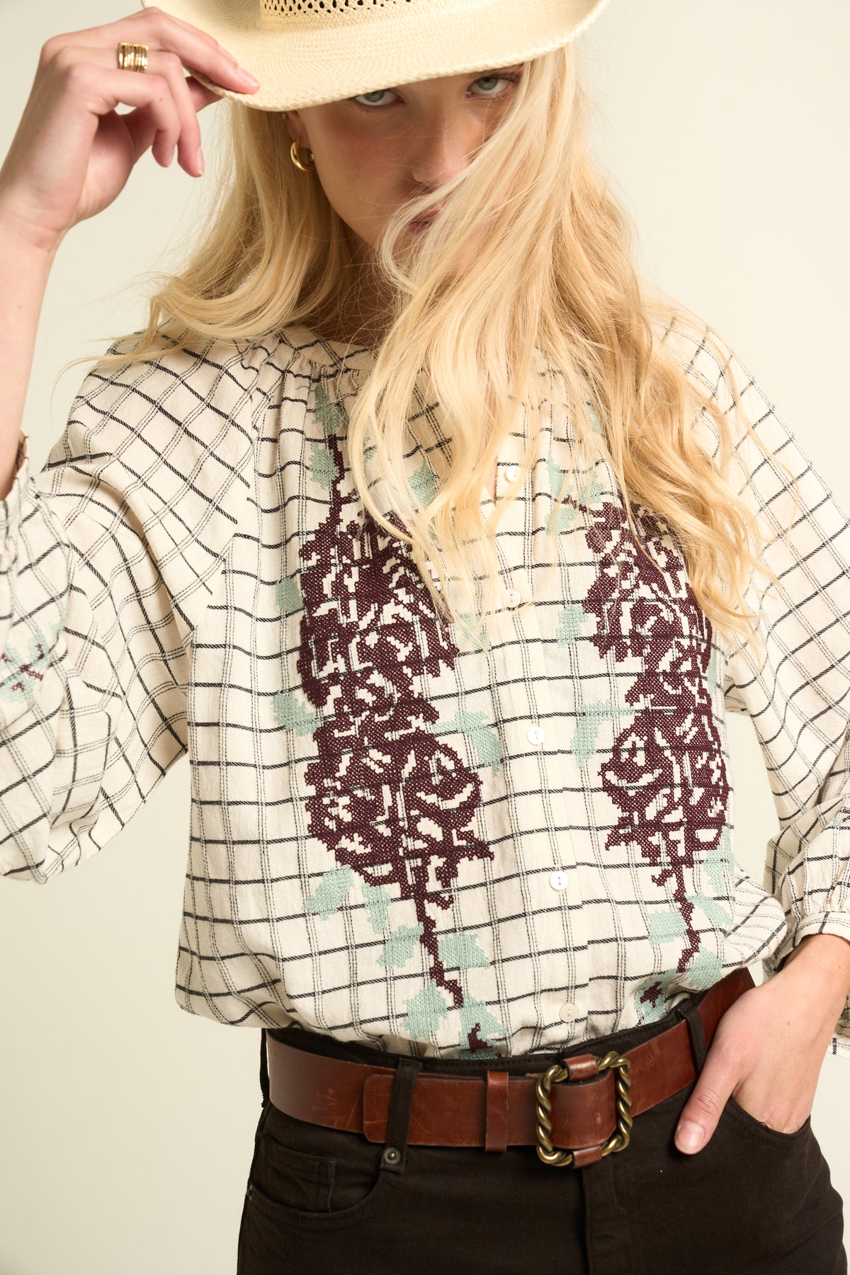 Kelly Blouse Ecru