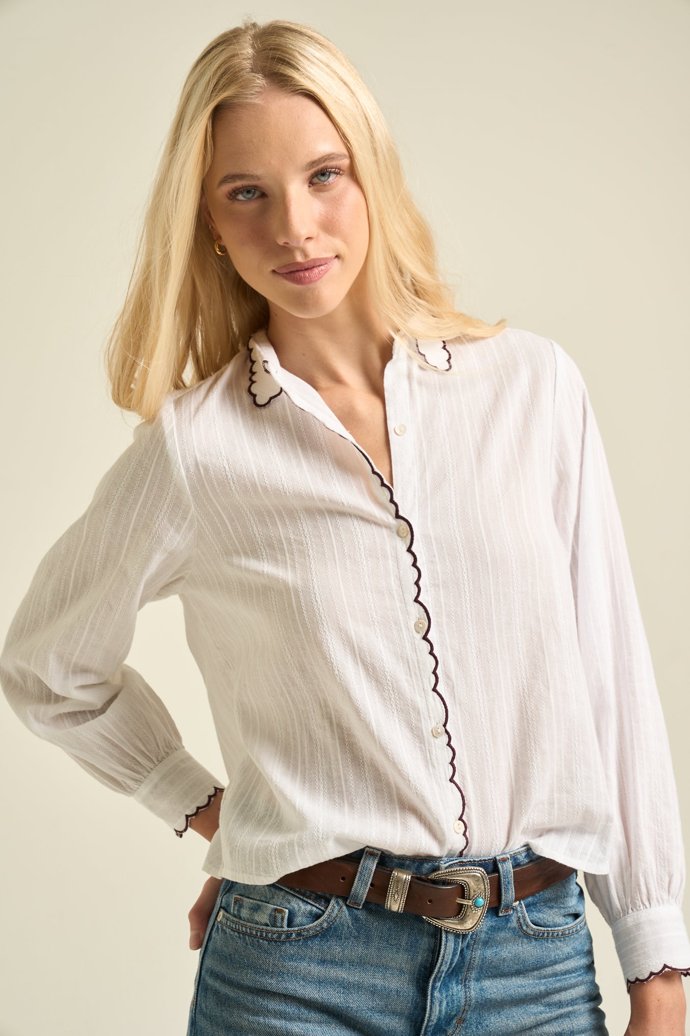 Amelia Blouse White