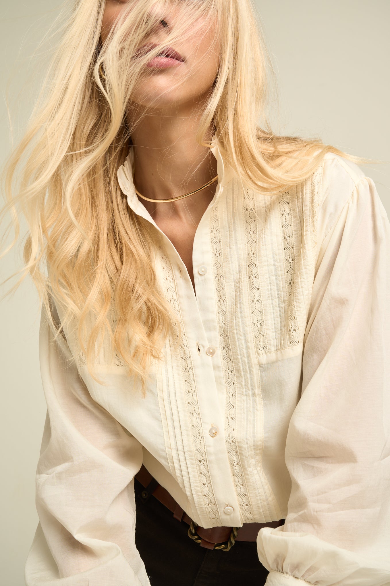 Alexa Blouse Ecru
