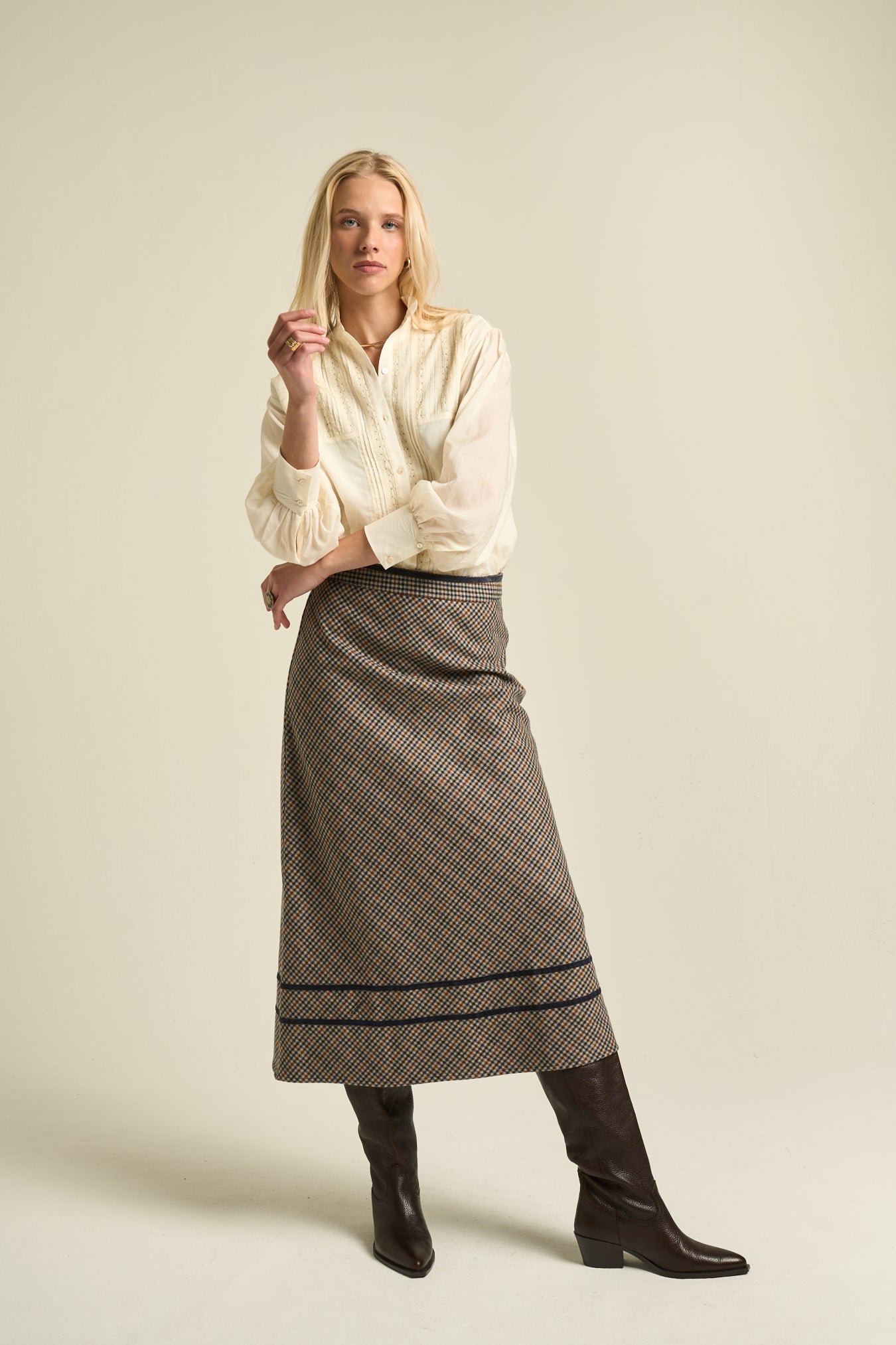 Iris Skirt Navy