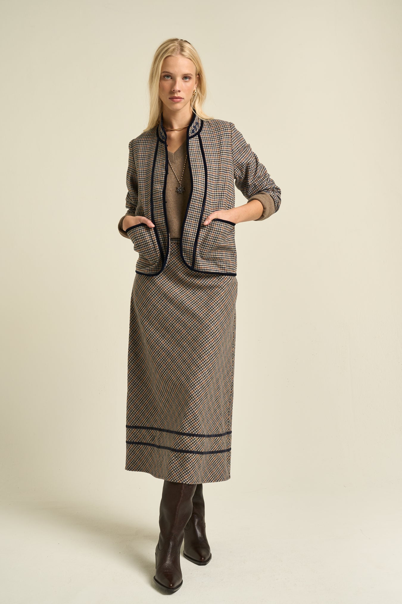 Iris Skirt Navy