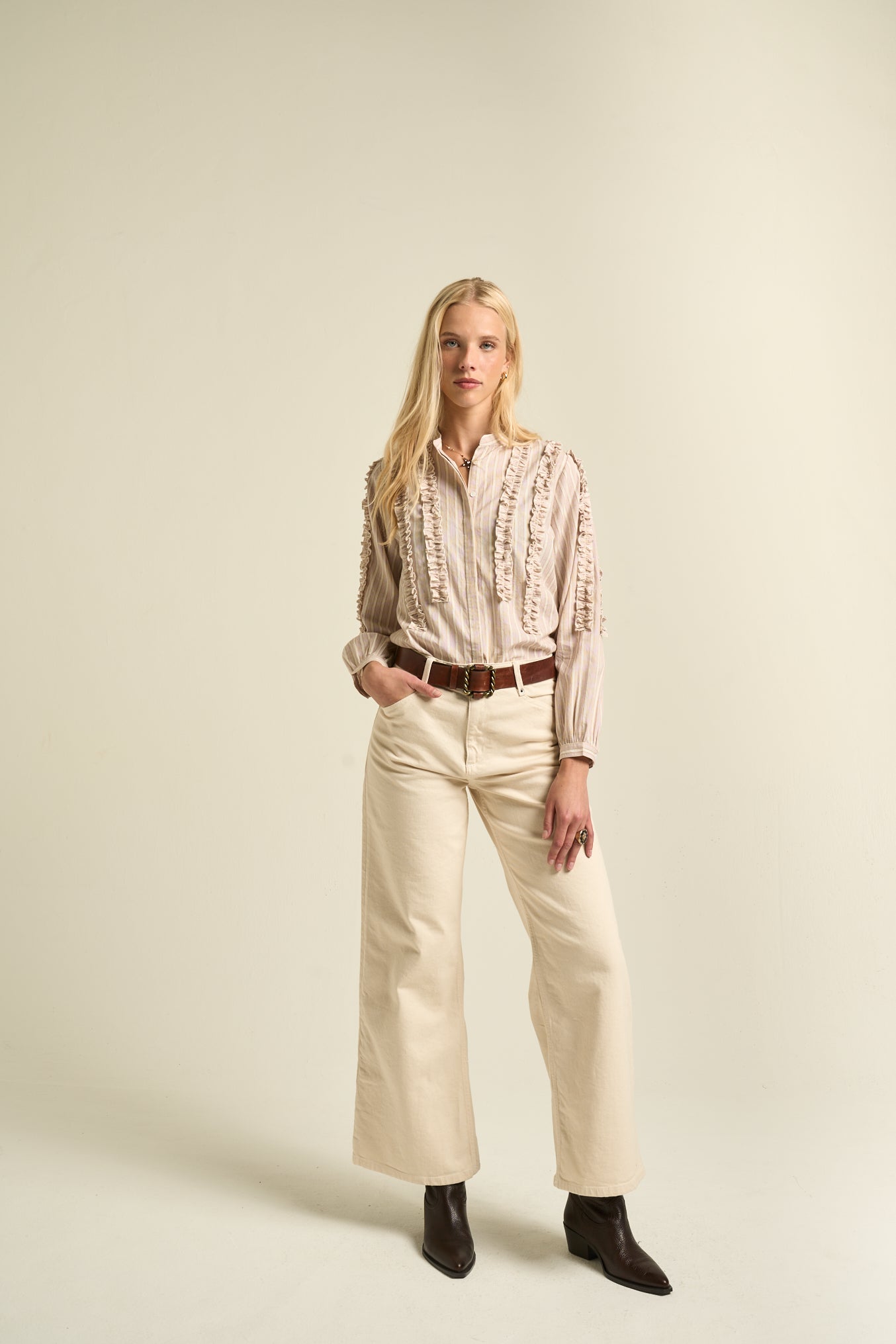Evelyn Blouse Pink Light