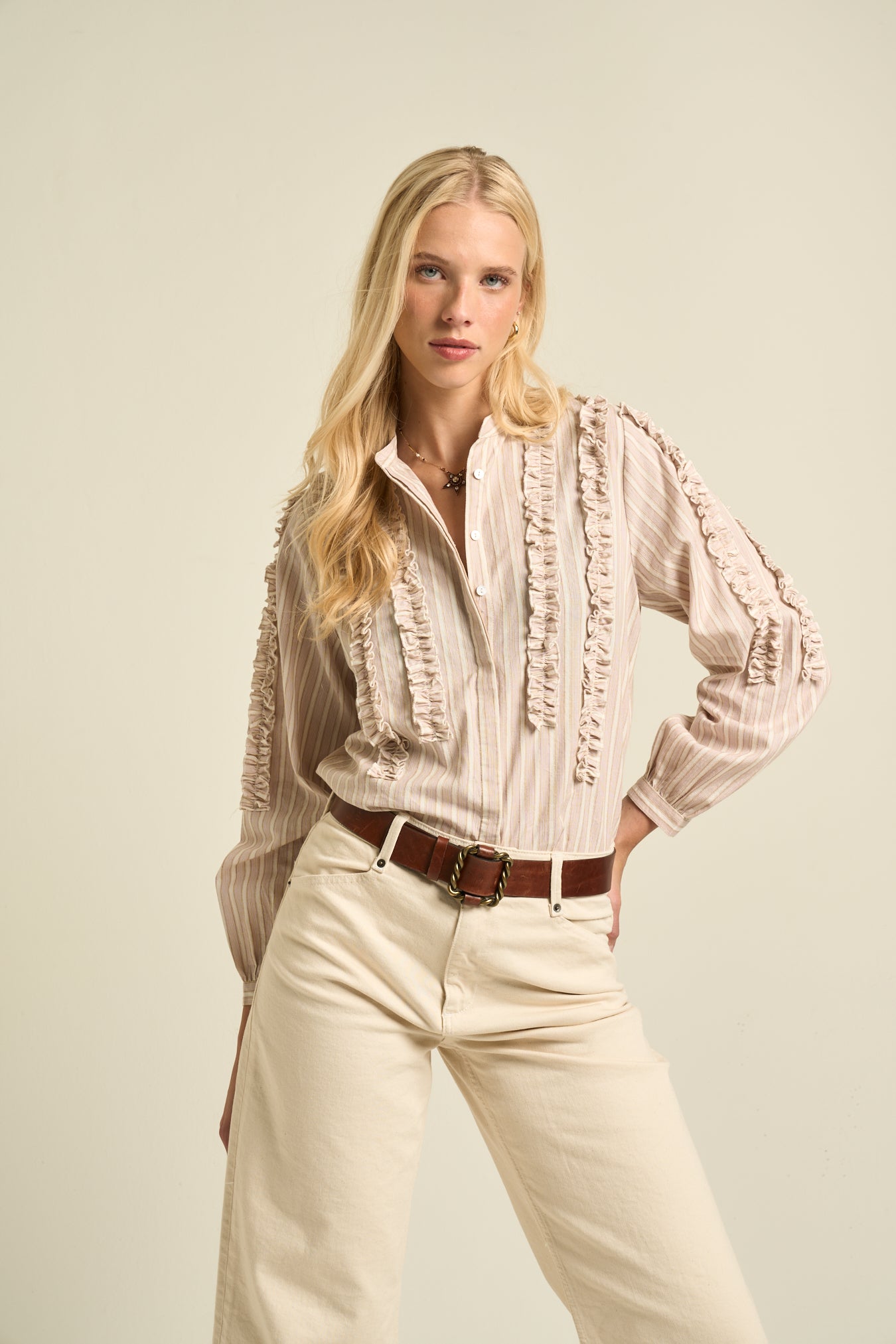 Evelyn Blouse Pink Light