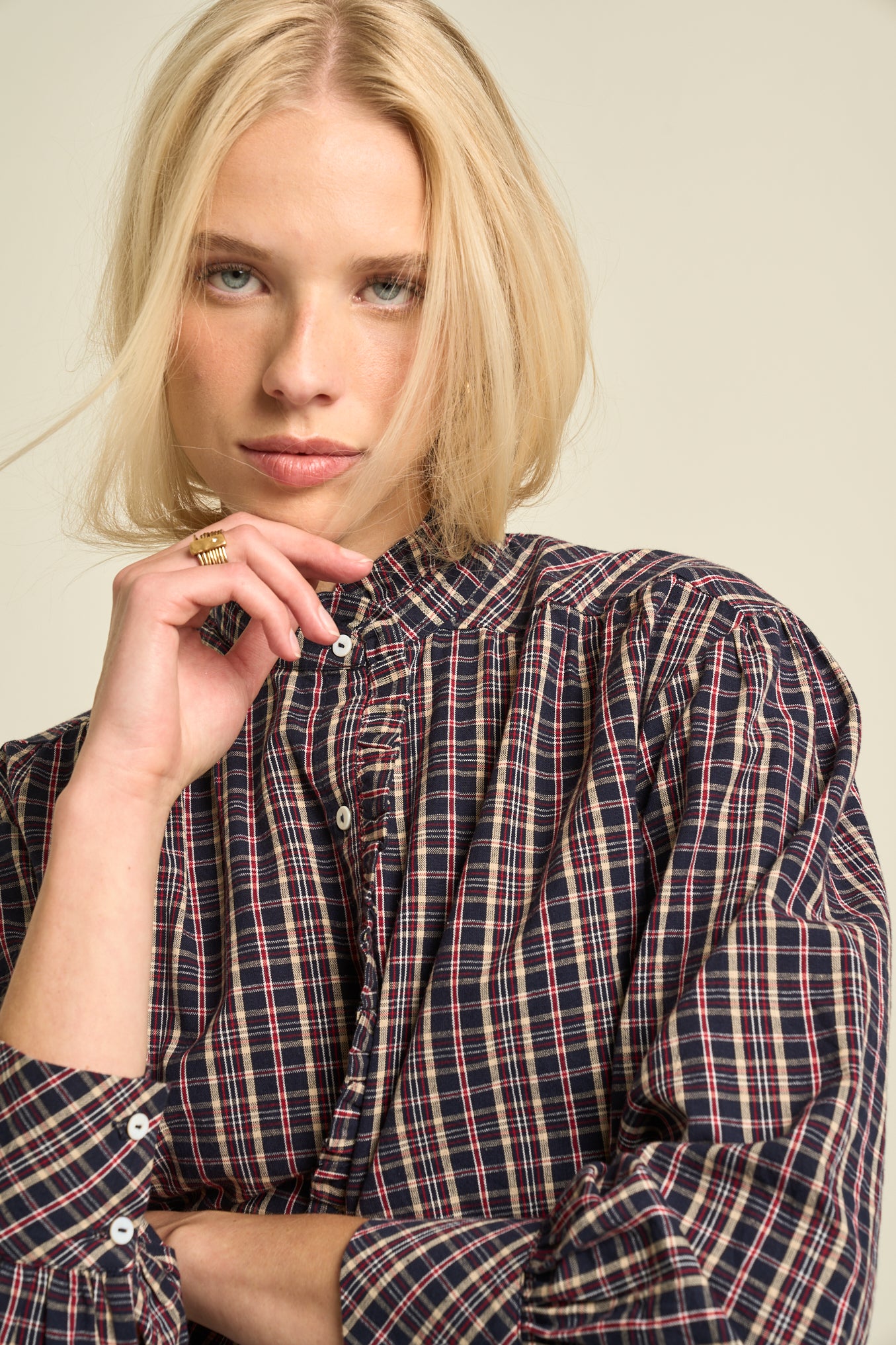 Alexa Blouse Navy