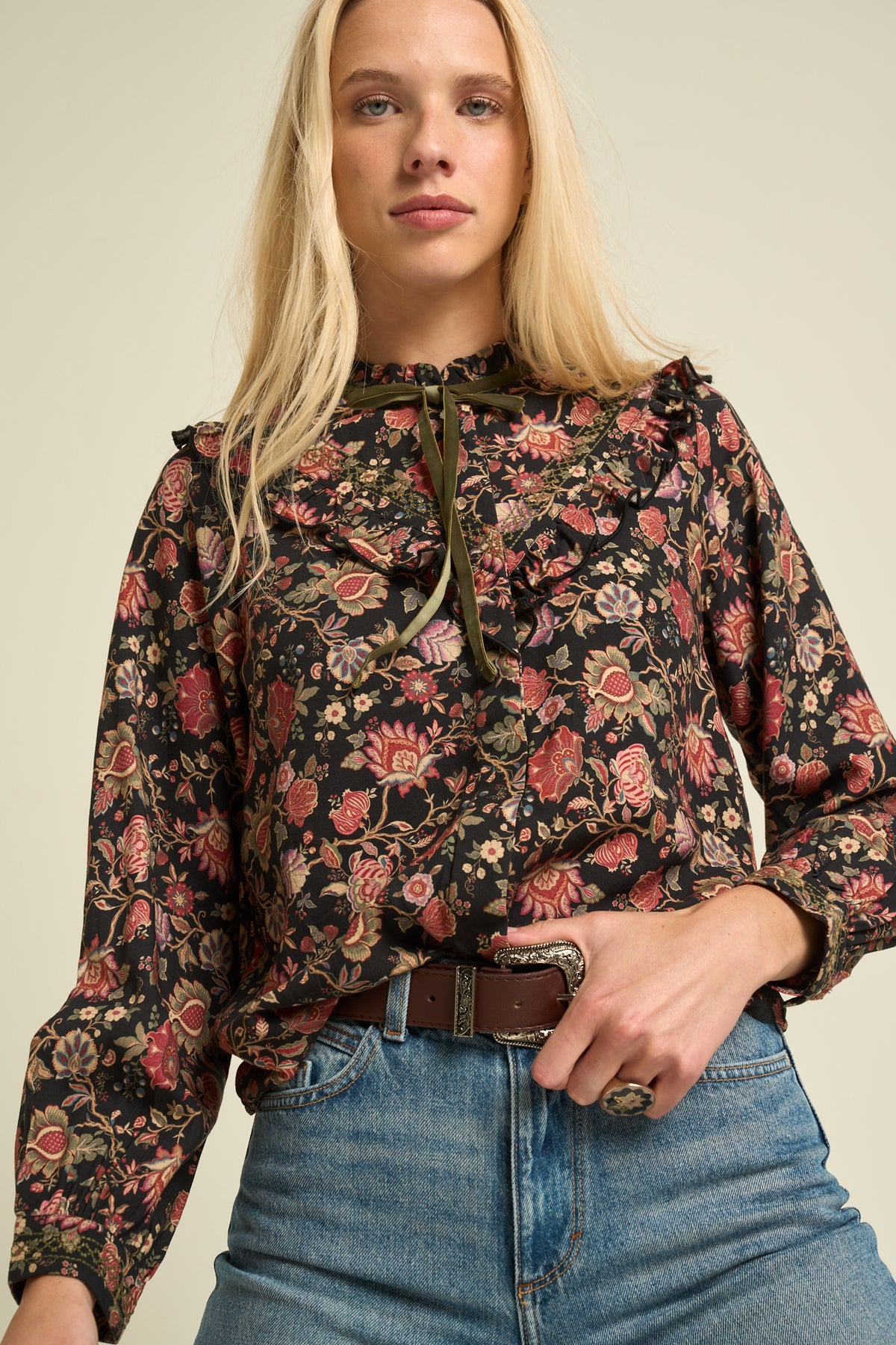 Hazel Blouse Black