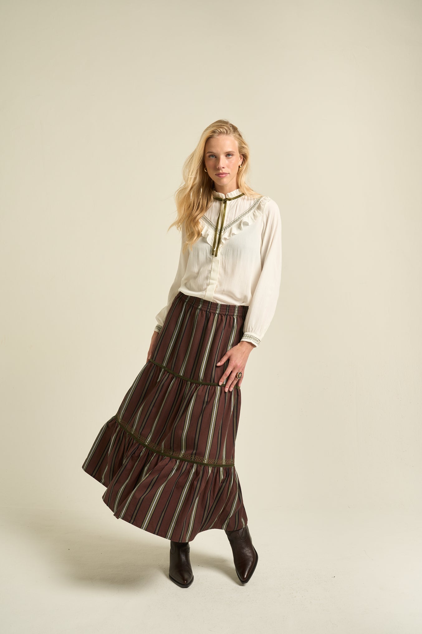 Evelyn Skirt Brown