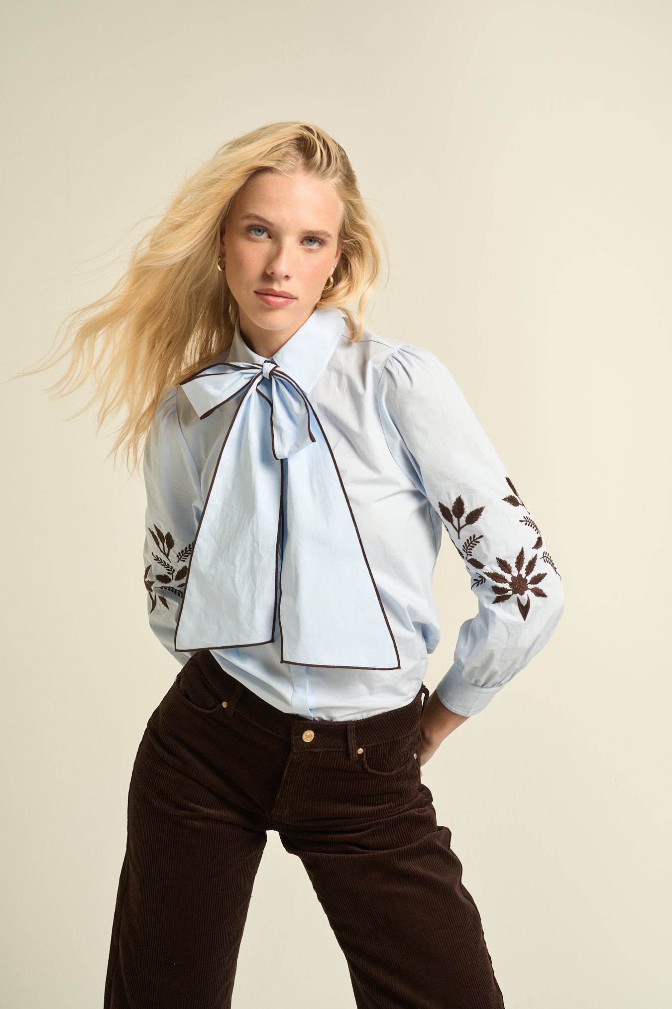 Lily Blouse Light Blue