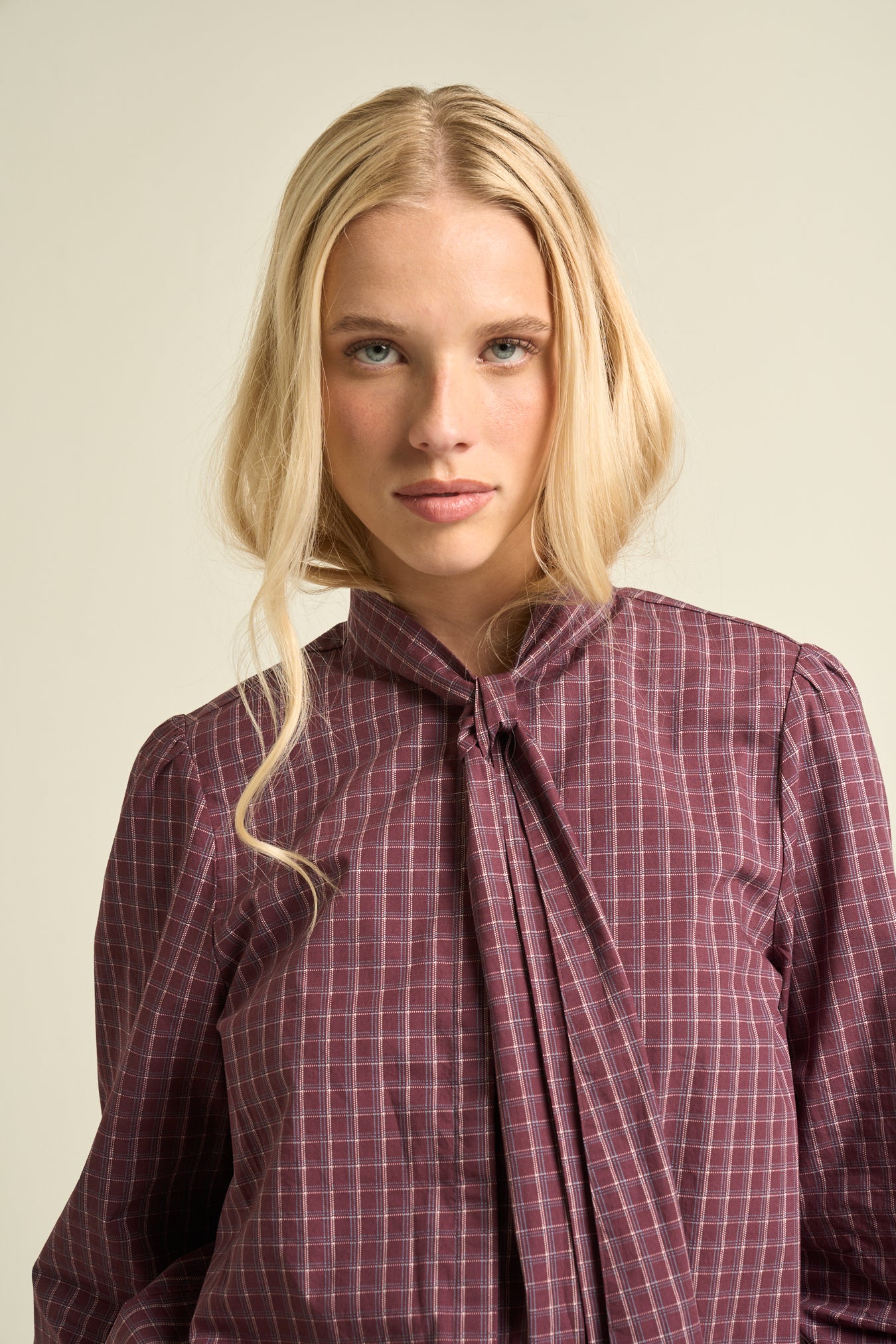 Lily Blouse Burgundy