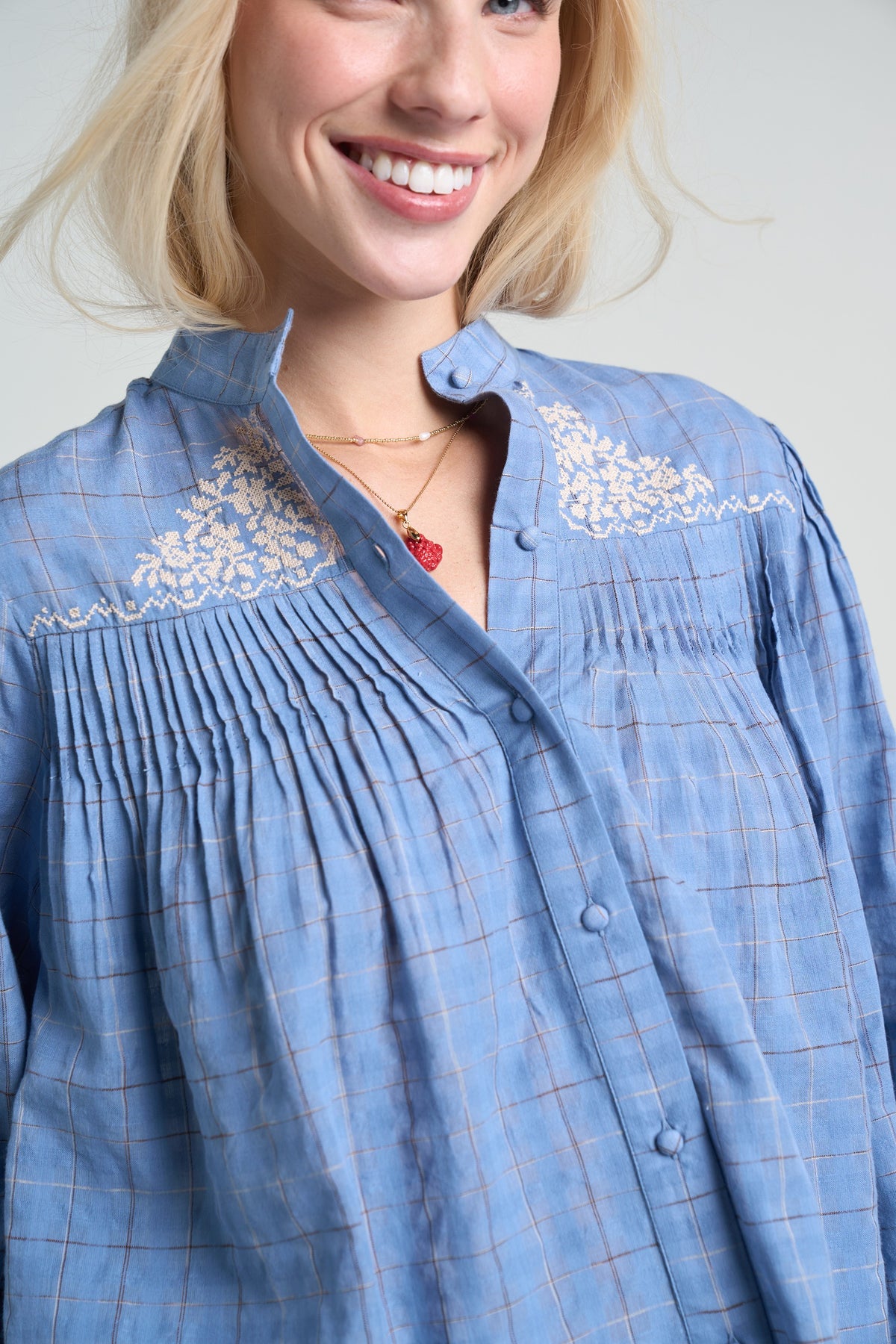 Agnes blouse blue