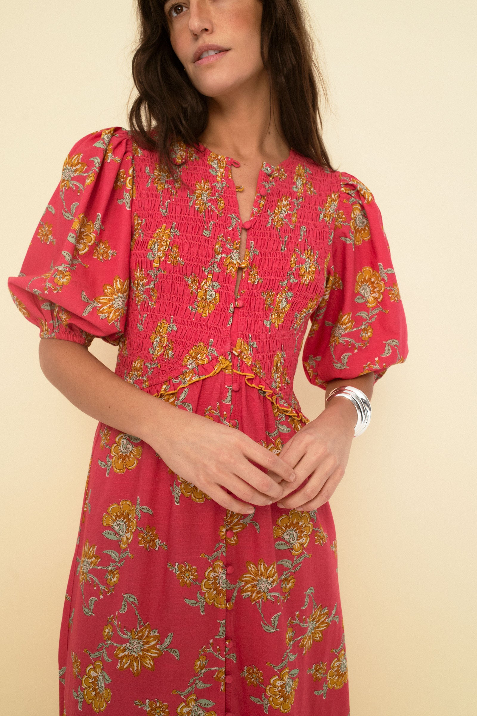 Magnolia dress cherry