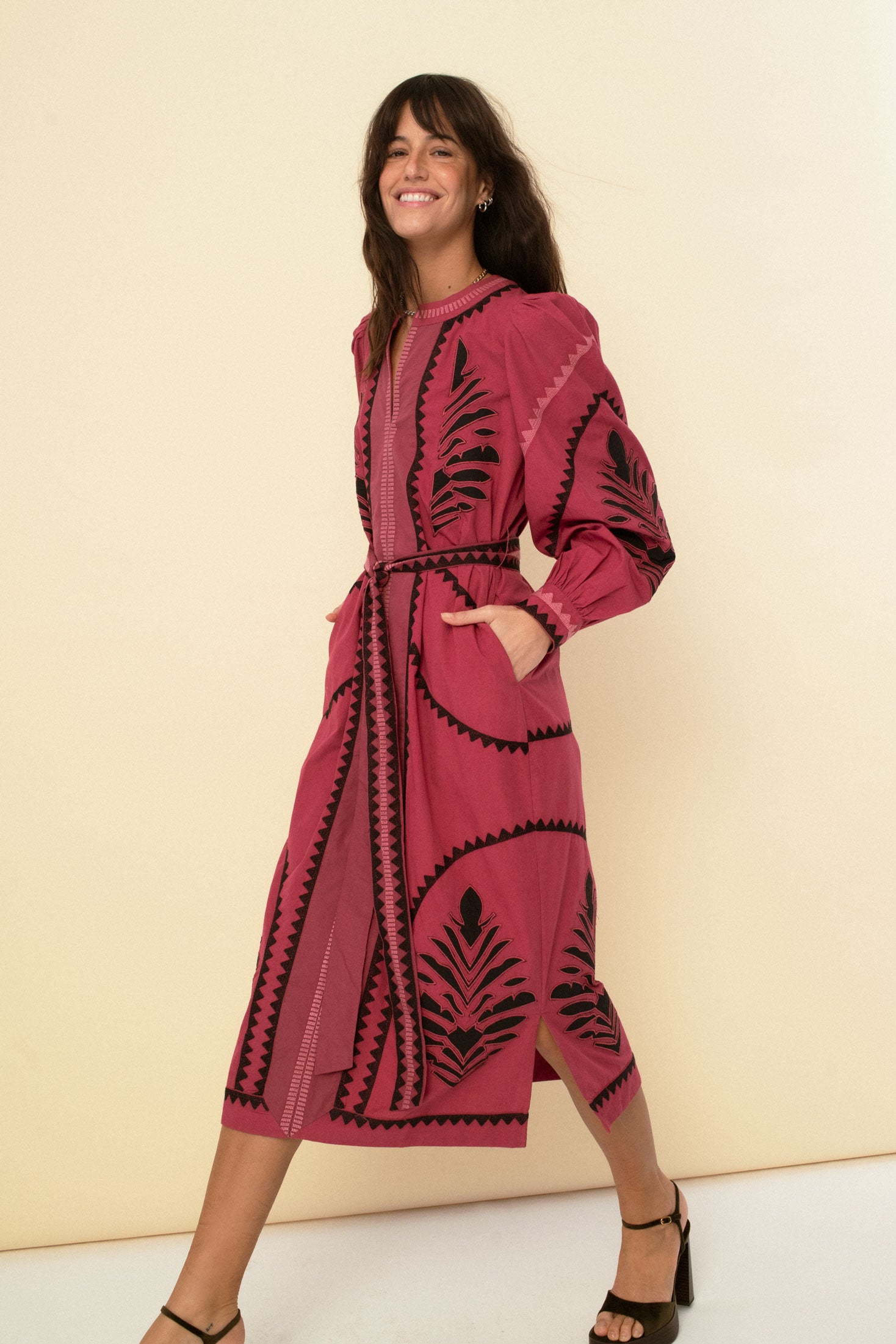 Susan dress fucsia