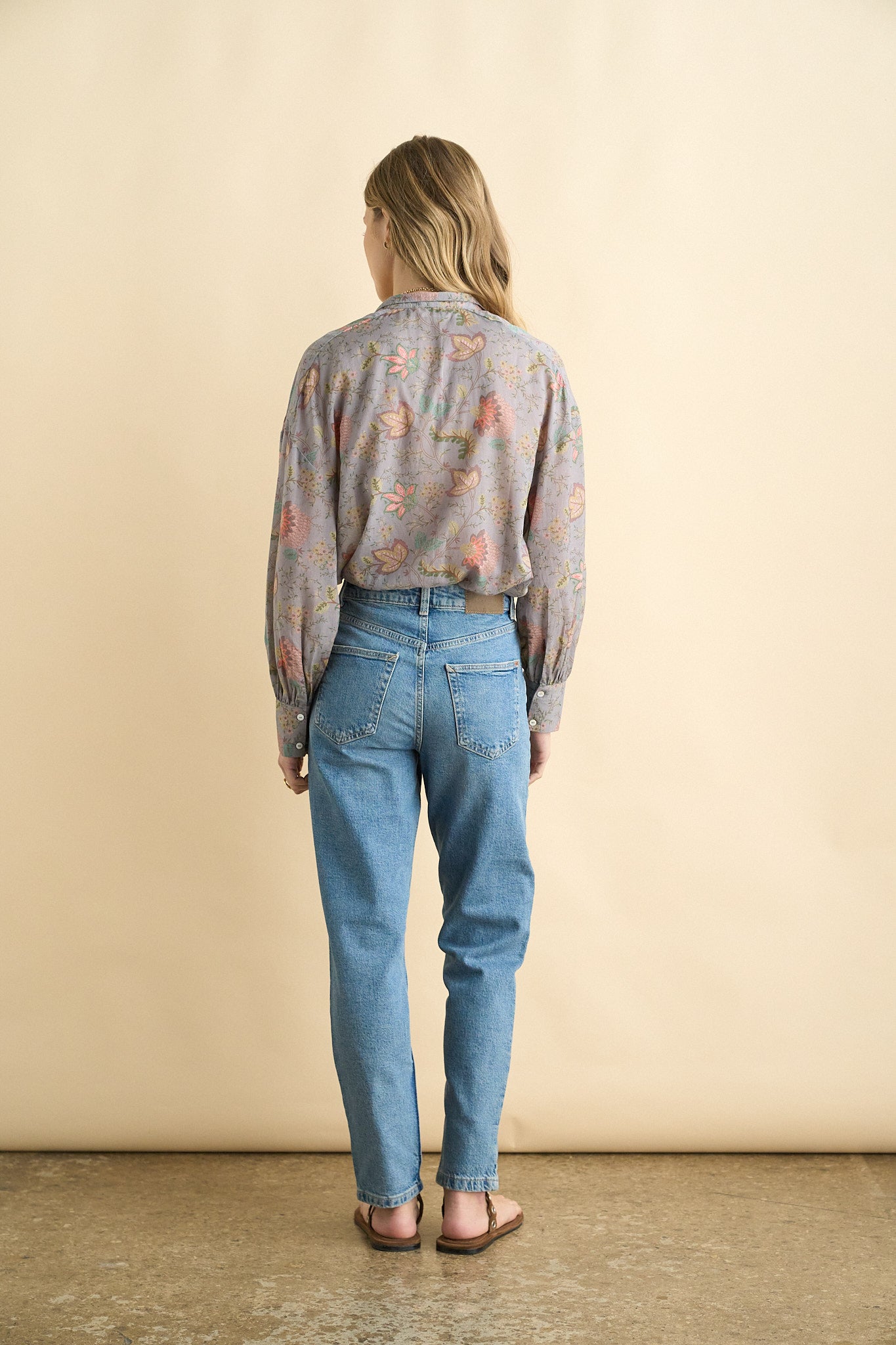 Alexa blouse blue