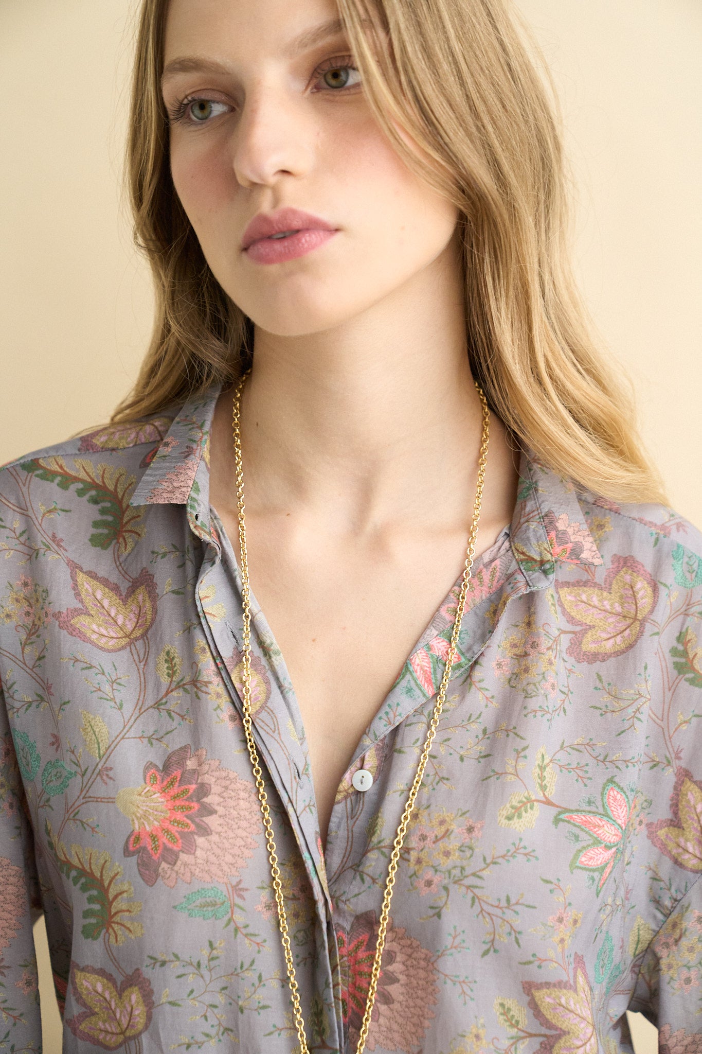 Alexa blouse blue