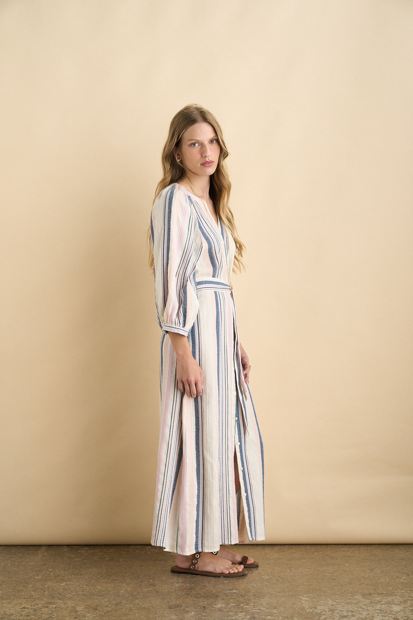 Serena dress blue