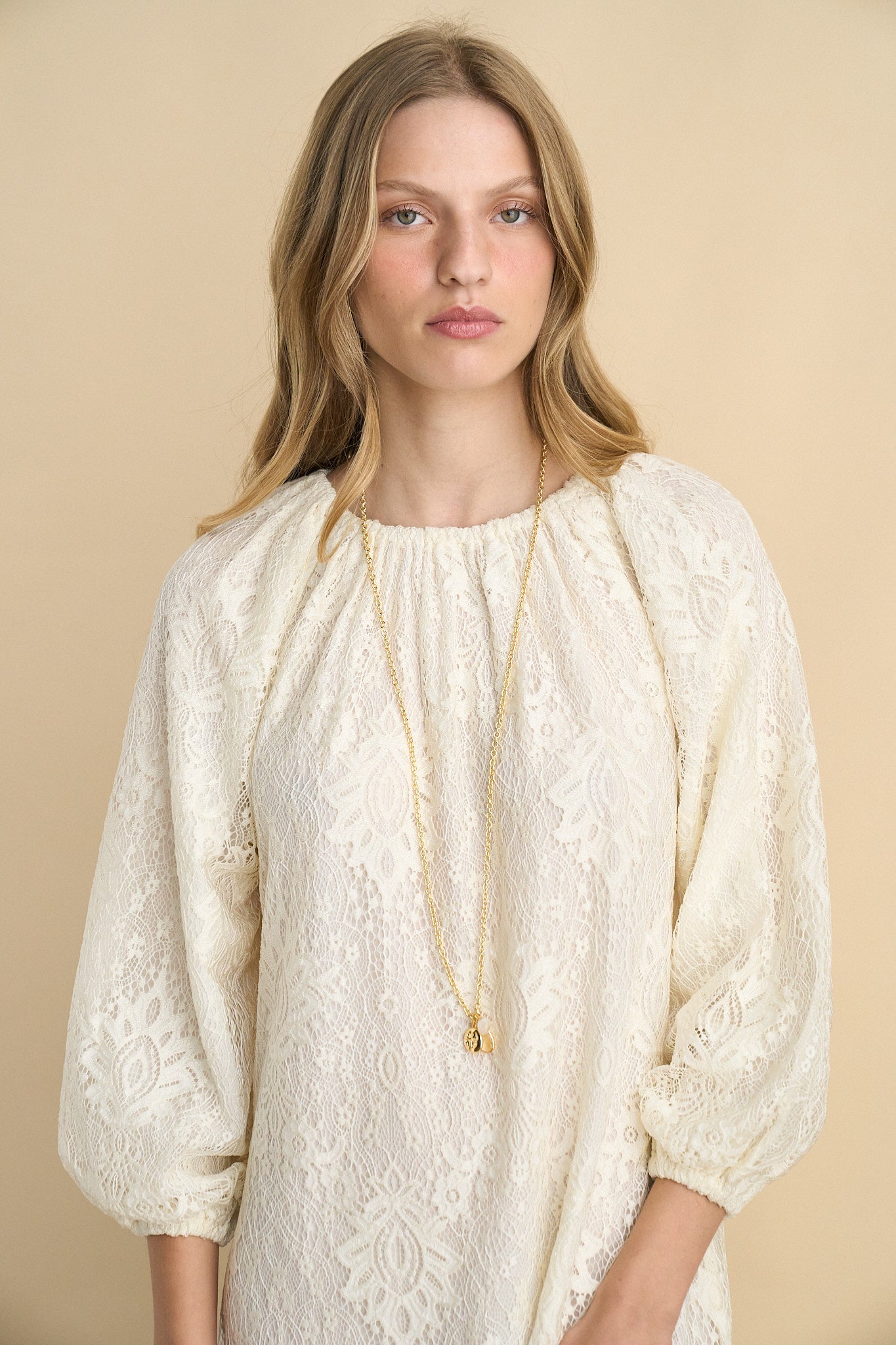 Megan dress Ecru