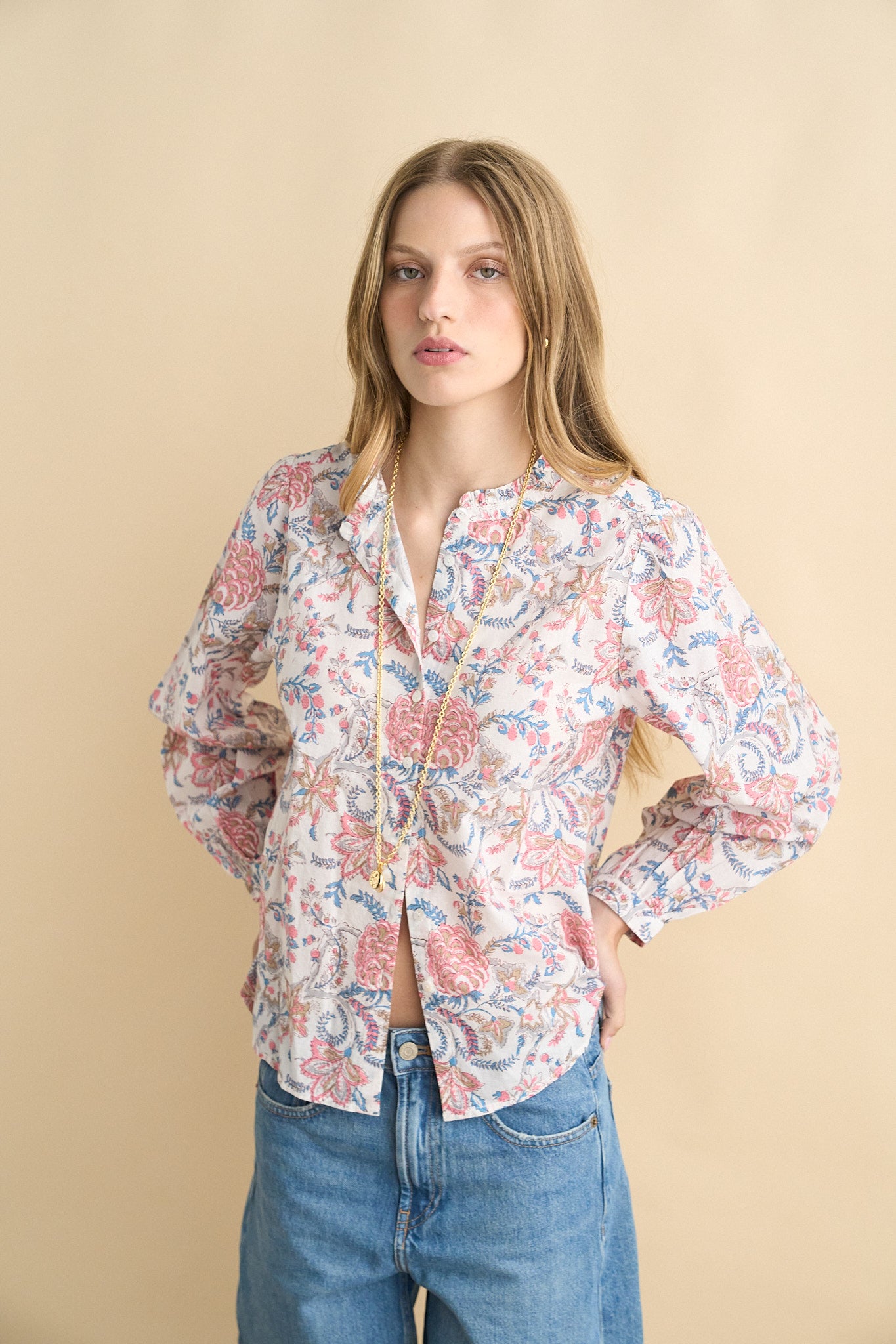 Valentina blouse pink light
