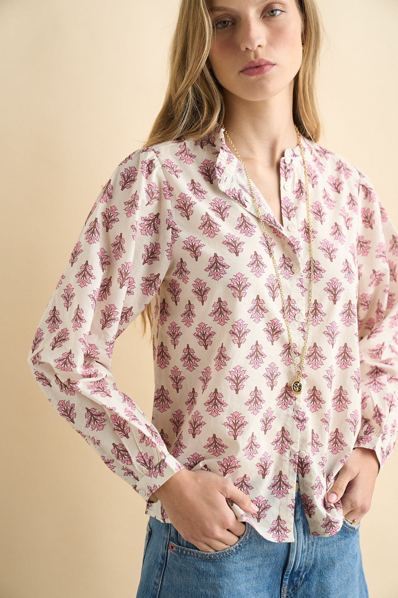 Valentina blouse rose