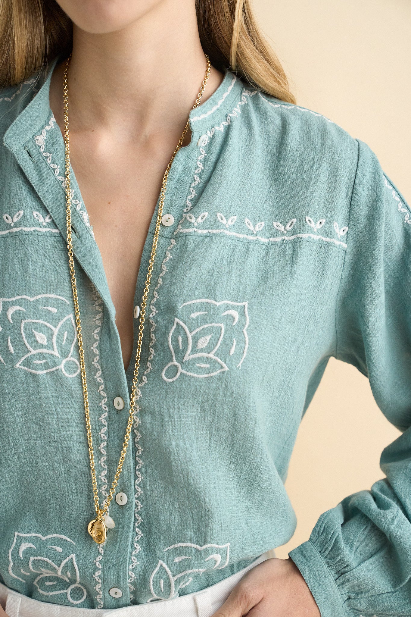Maya blouse green