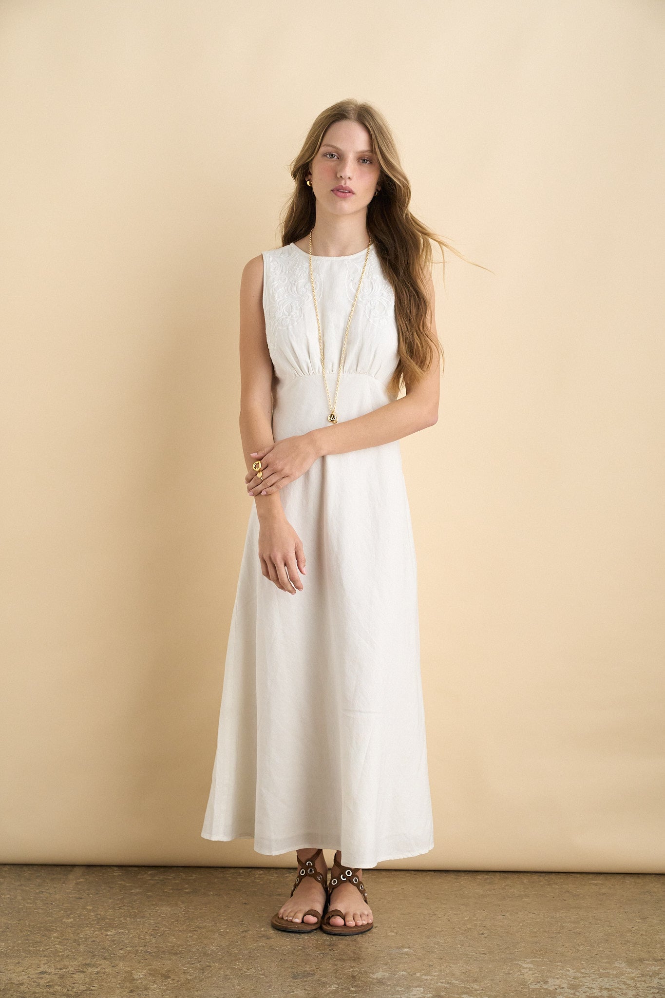 Olivia dress white