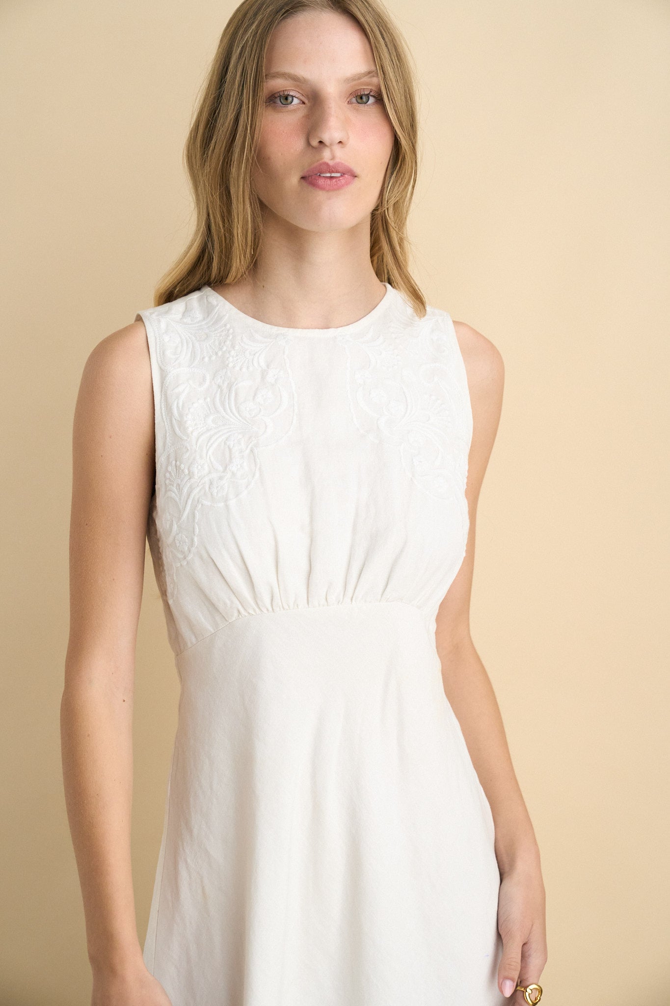Olivia dress white