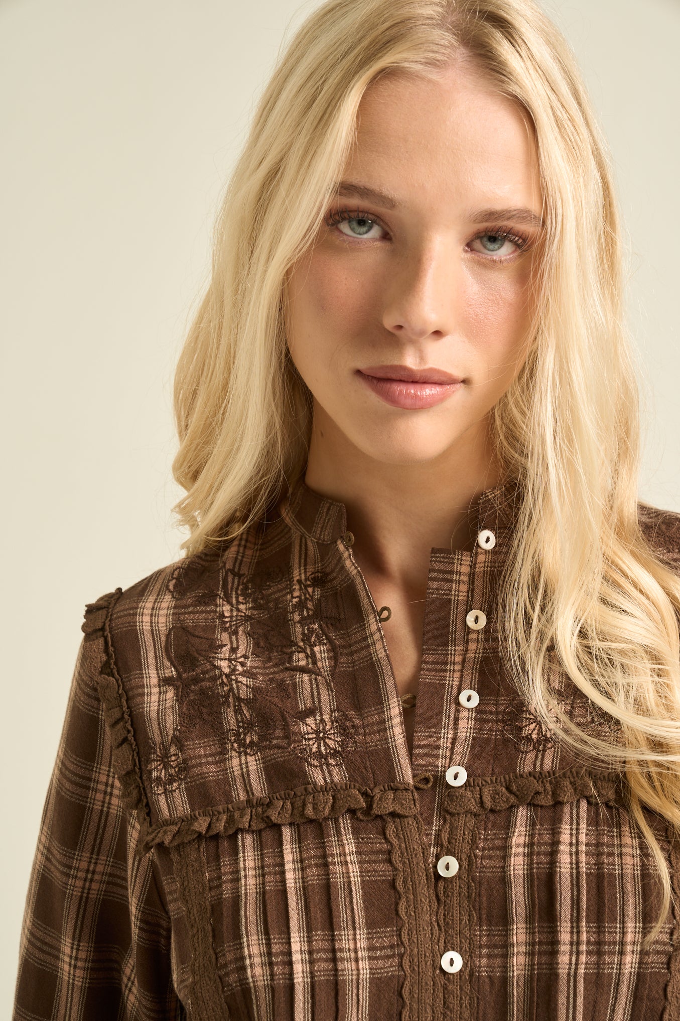 Blouse Mila Brown