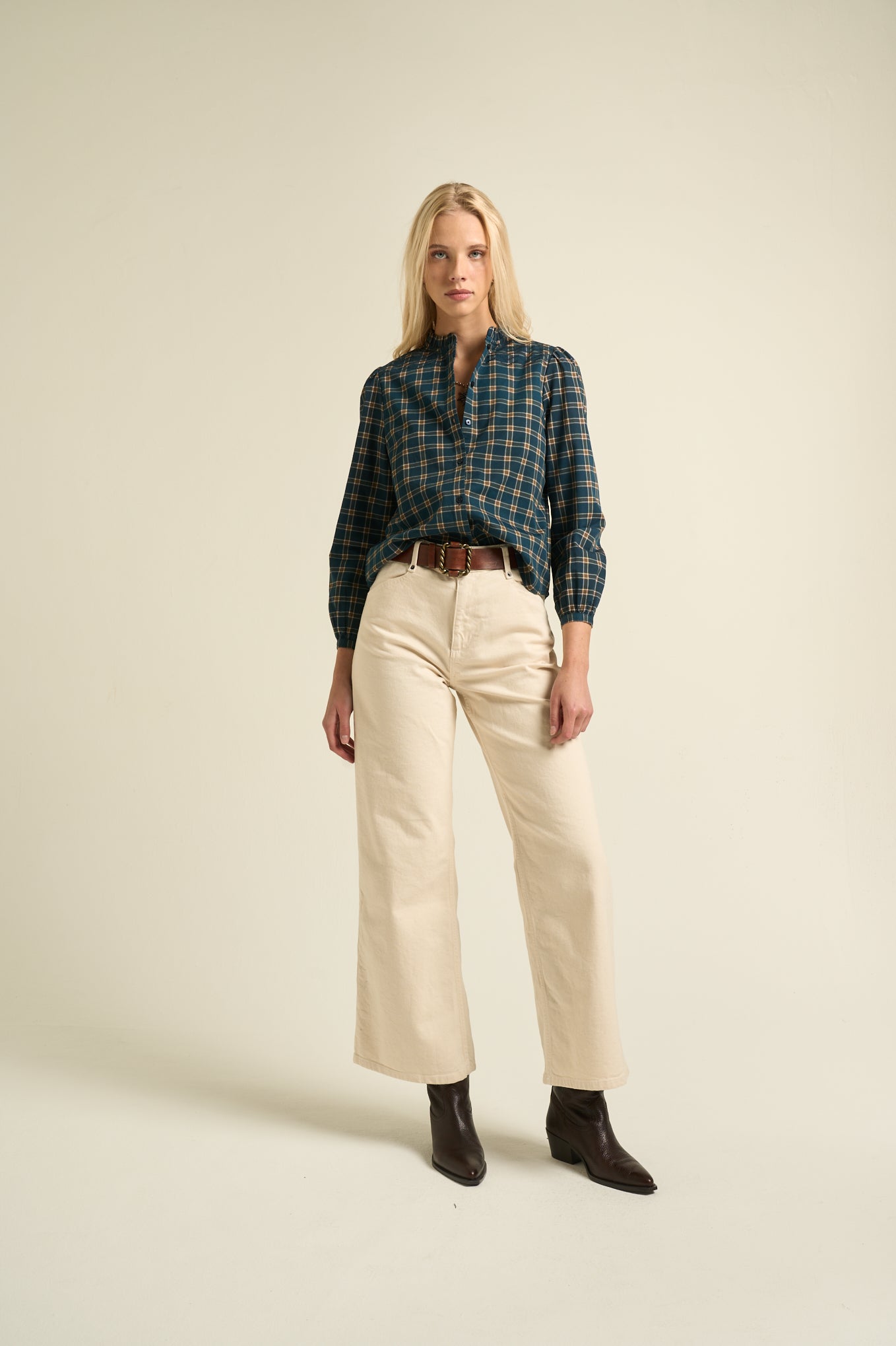 Luna Blouse  Green
