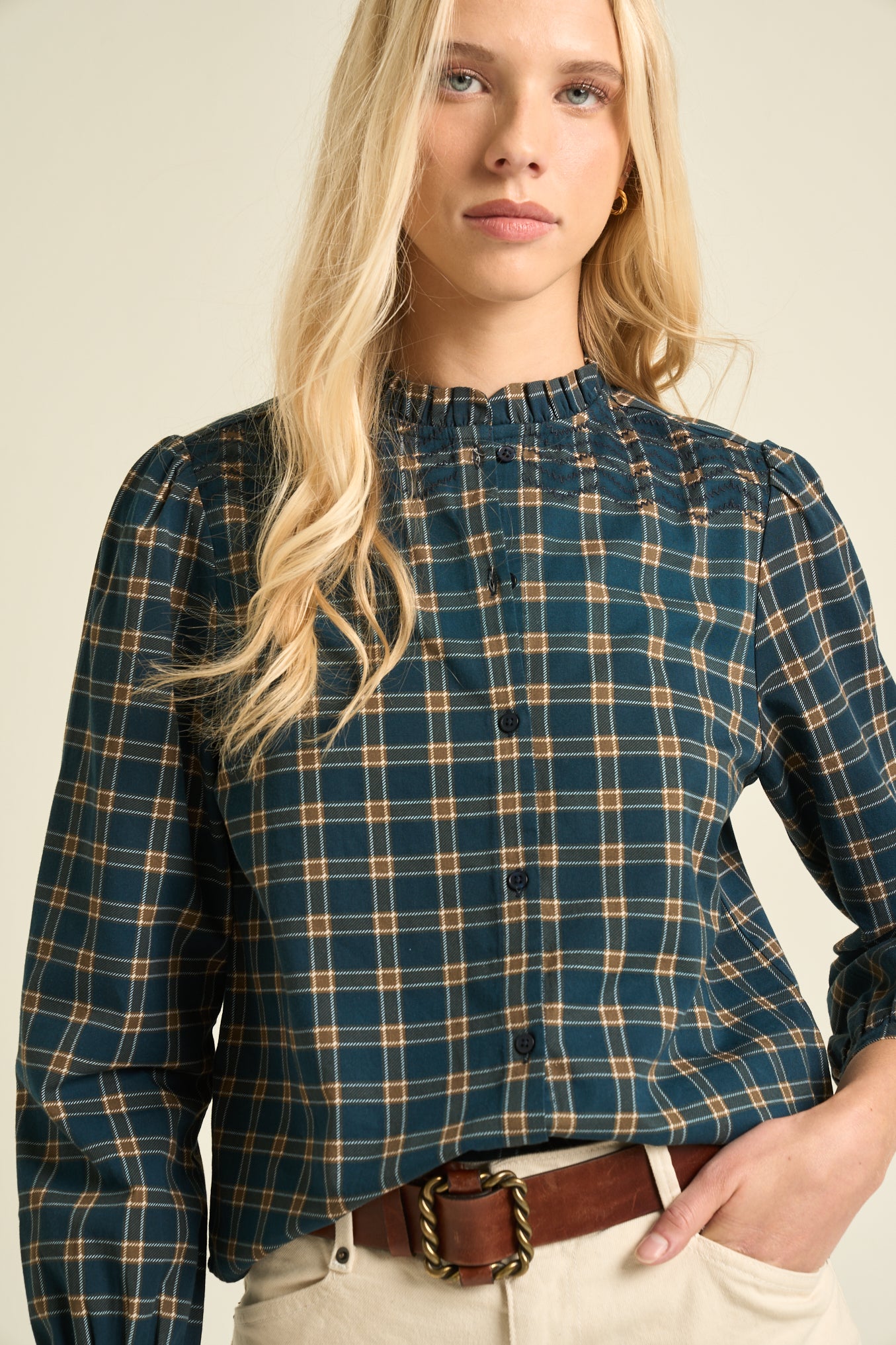 Luna Blouse  Green