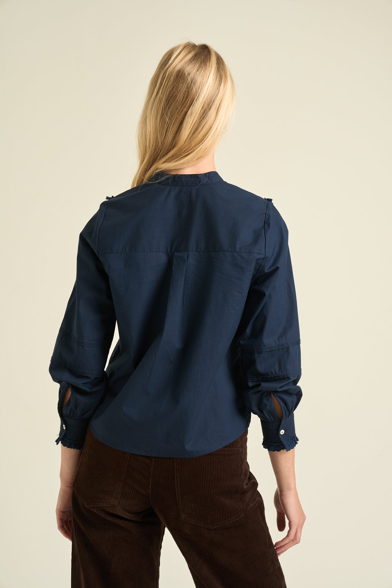 Mila Blouse Navy
