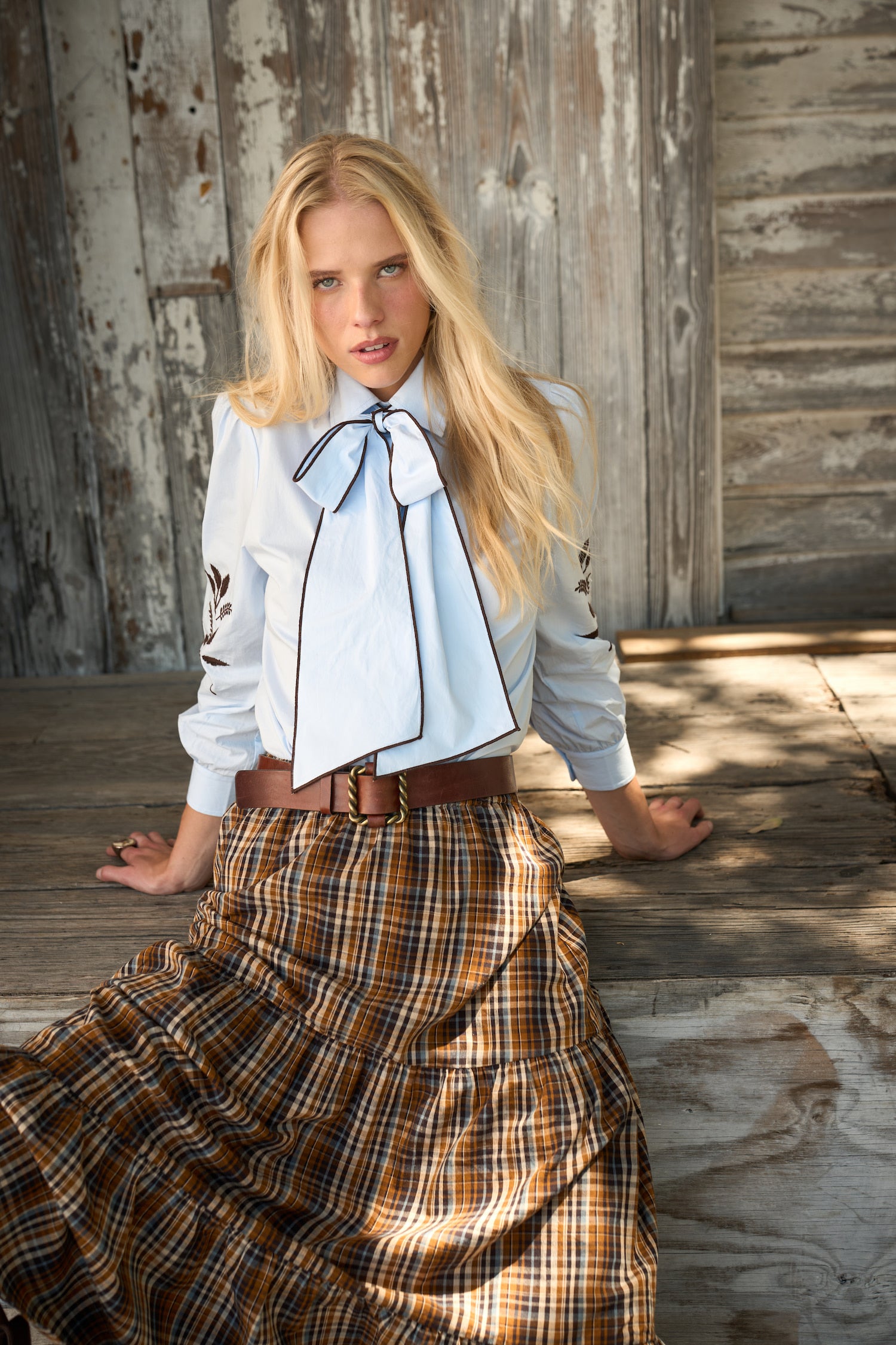 Evelyn Skirt Blue