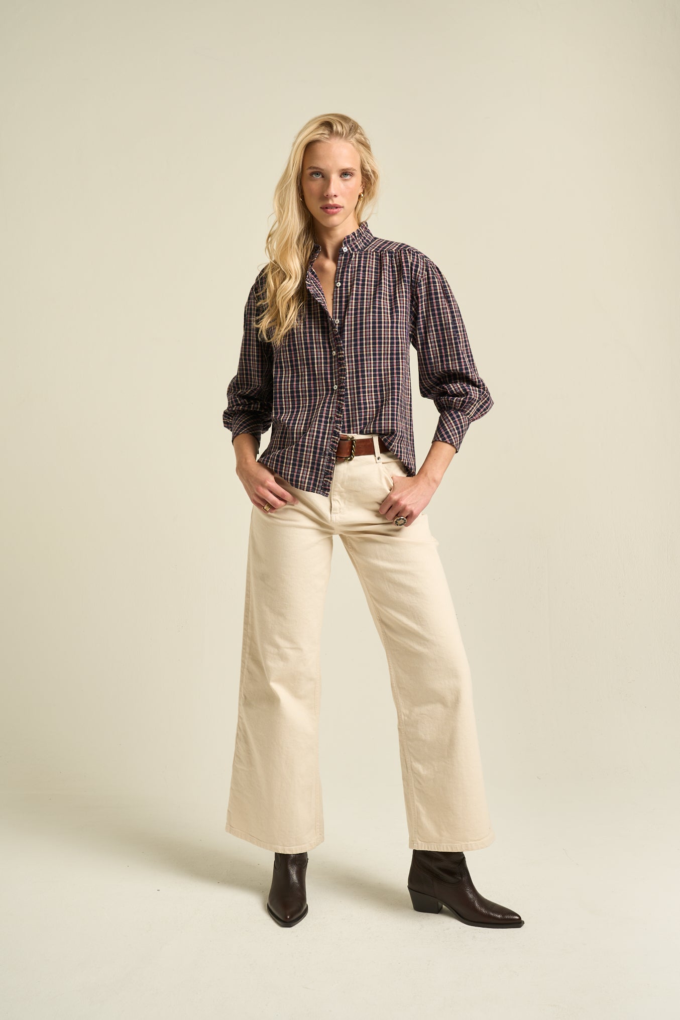 Alexa Blouse Navy