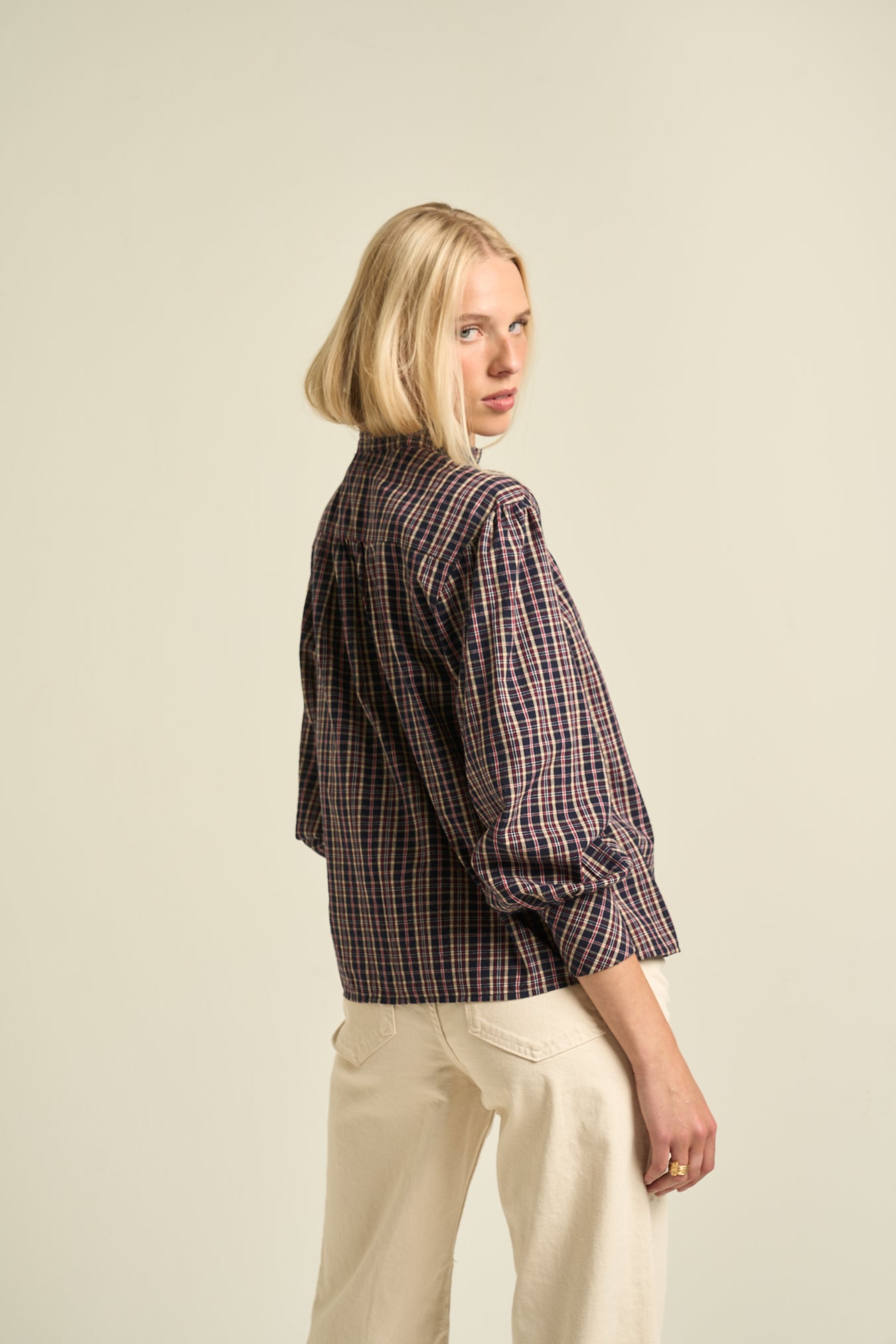 Alexa Blouse Navy