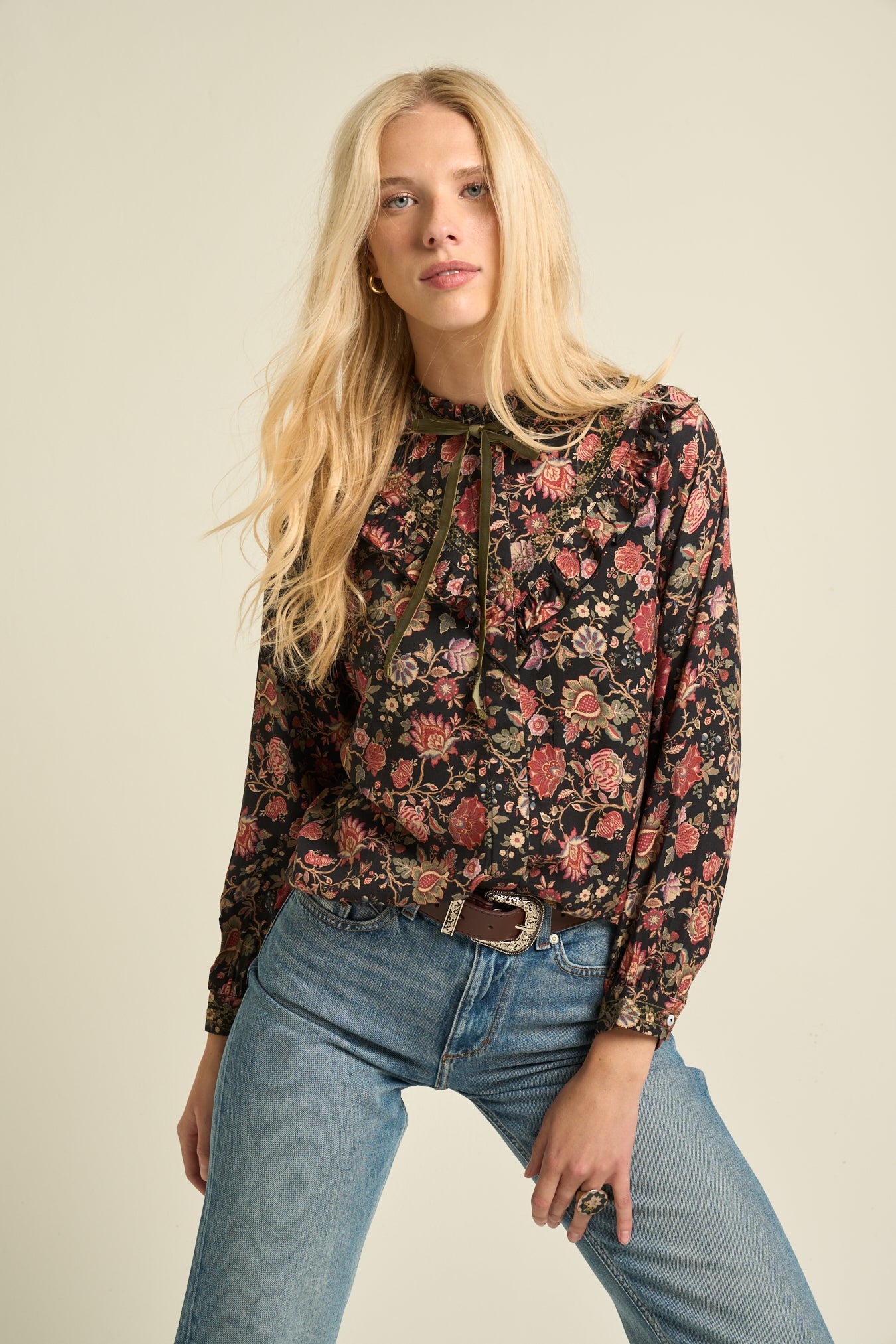 Hazel Blouse Black