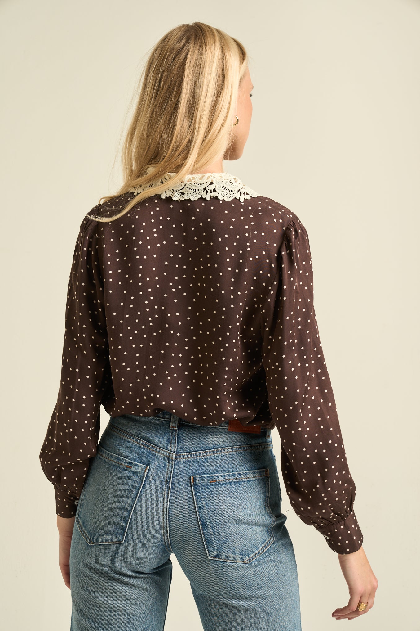 Theresa Blouse  Chocolate