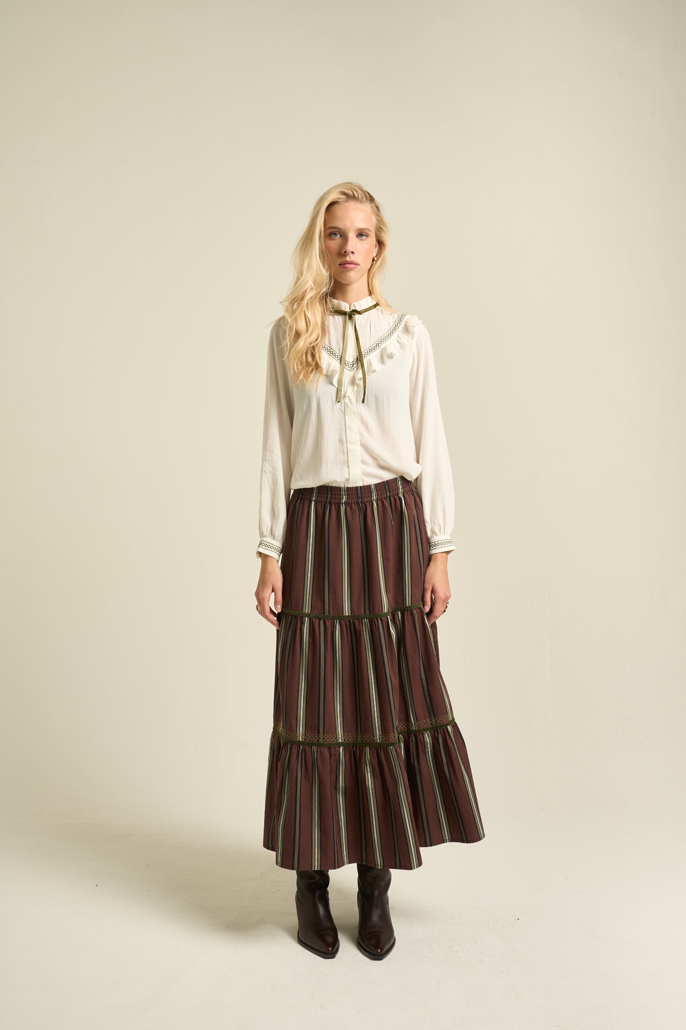 Hazel Blouse  Ecru
