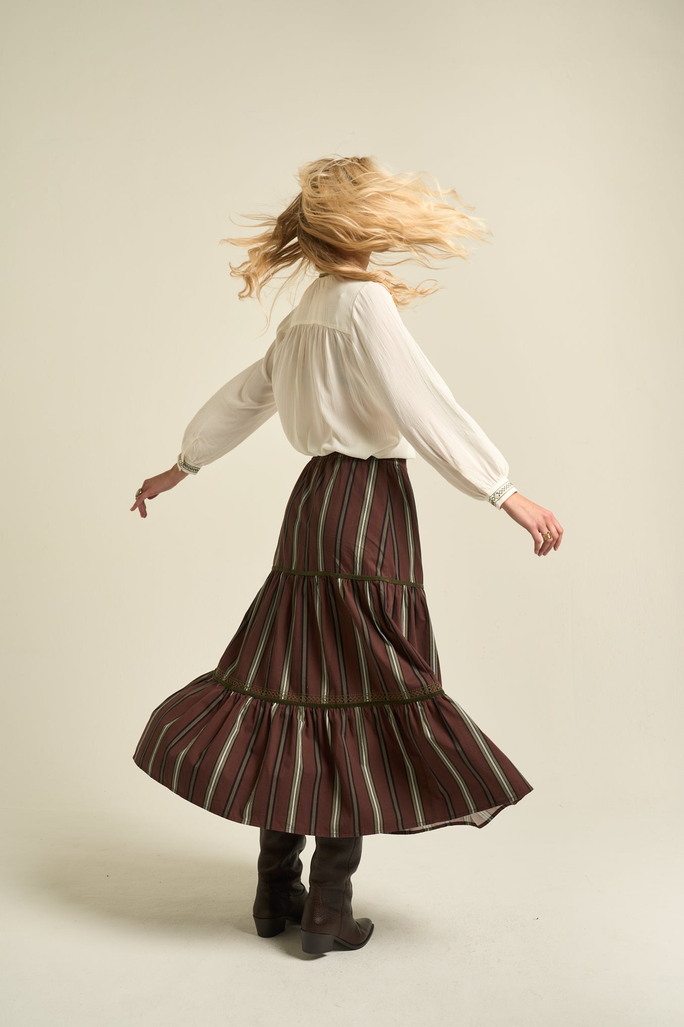 Evelyn Skirt Brown