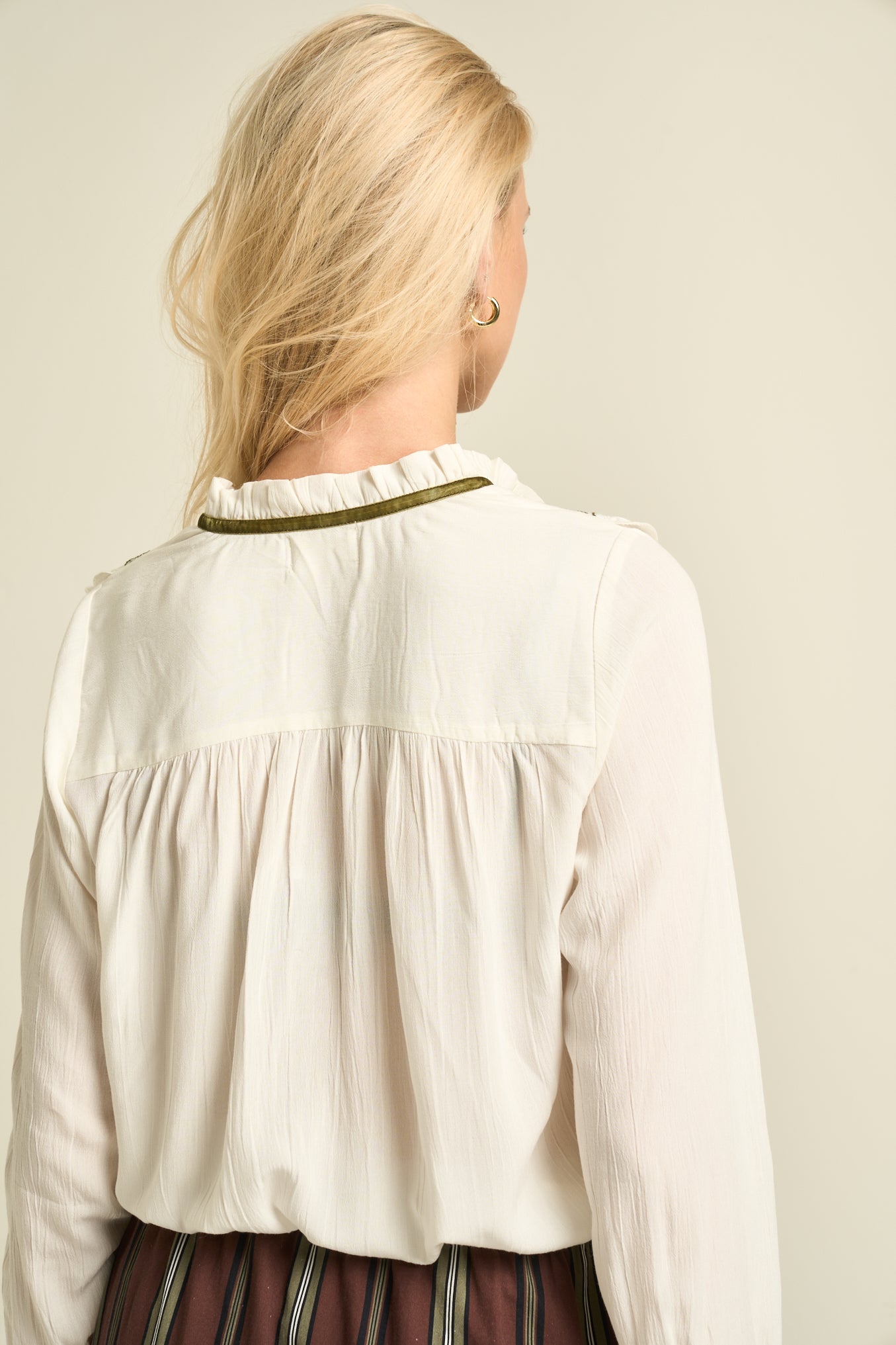 Hazel Blouse  Ecru