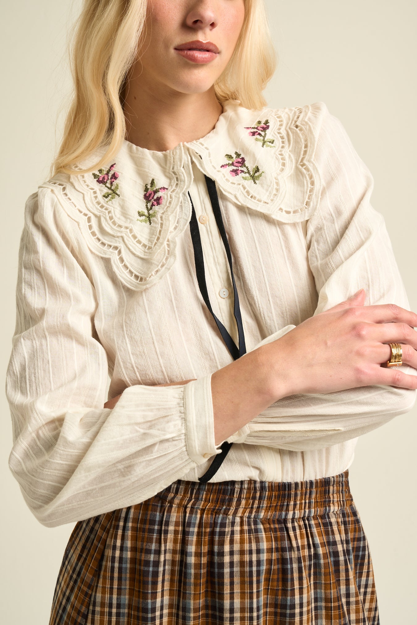 Daphne Blouse  Off White