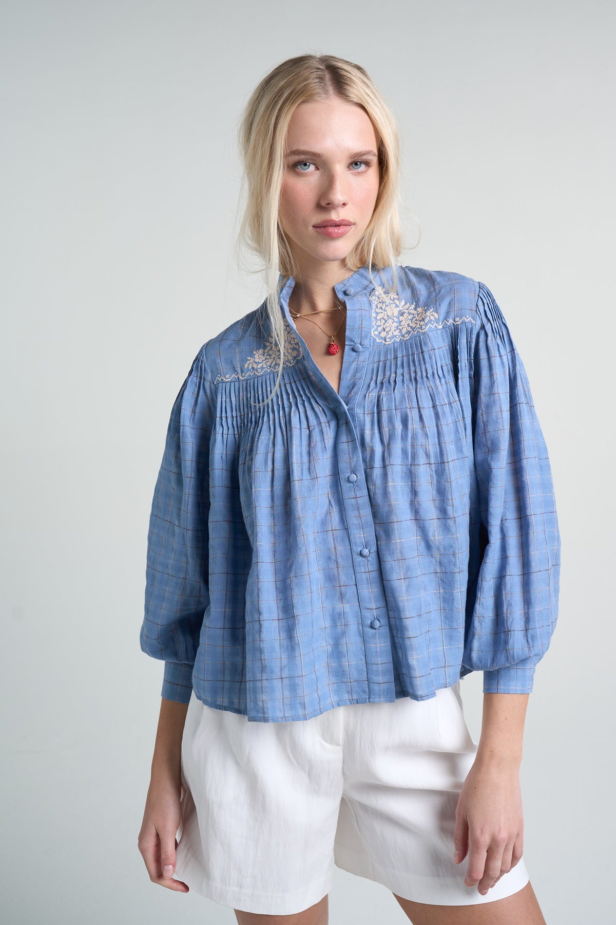 Agnes blouse blue