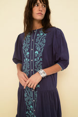 Charlotte dress blue