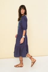 Charlotte dress blue