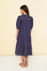 Charlotte dress blue