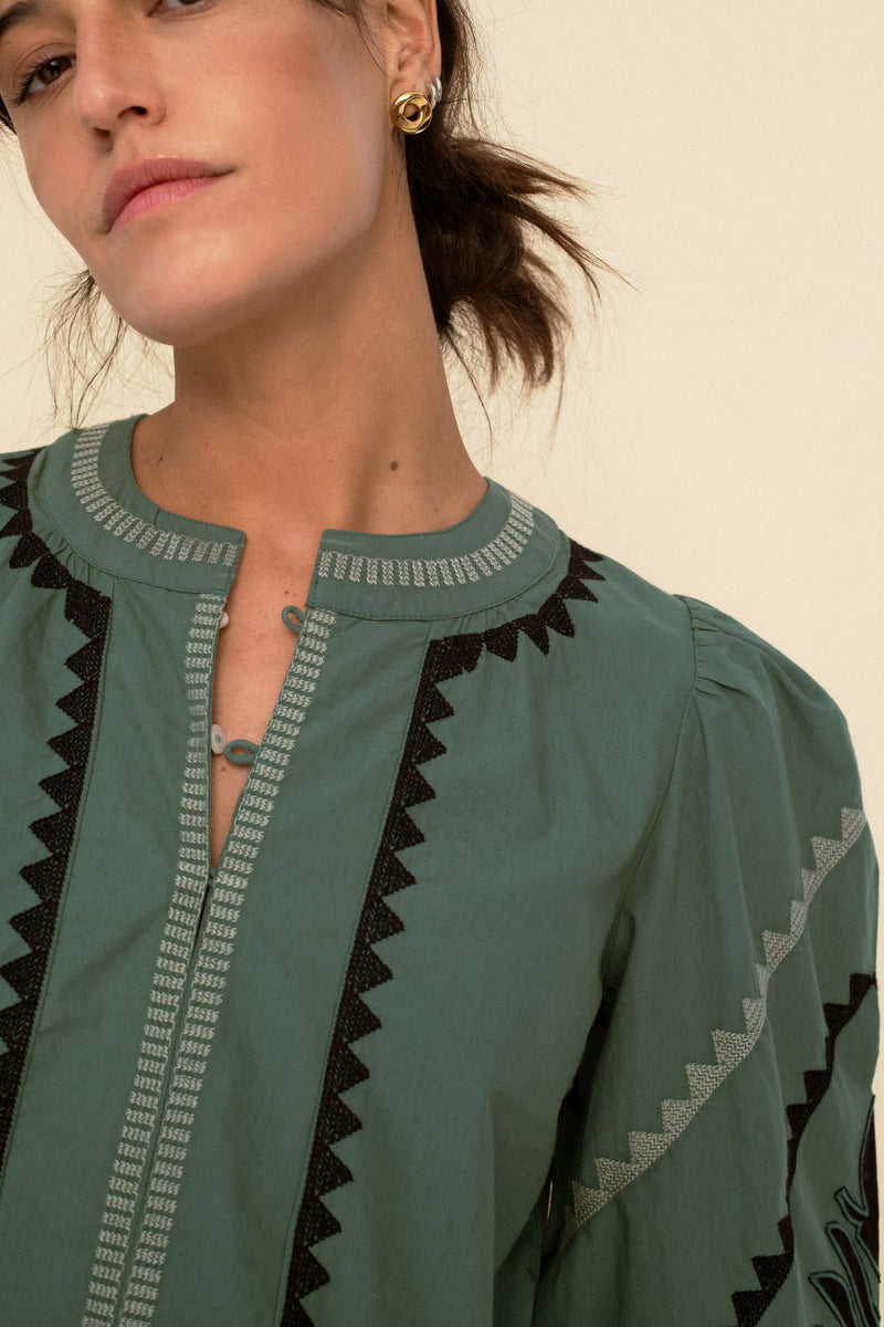 Helen blouse green