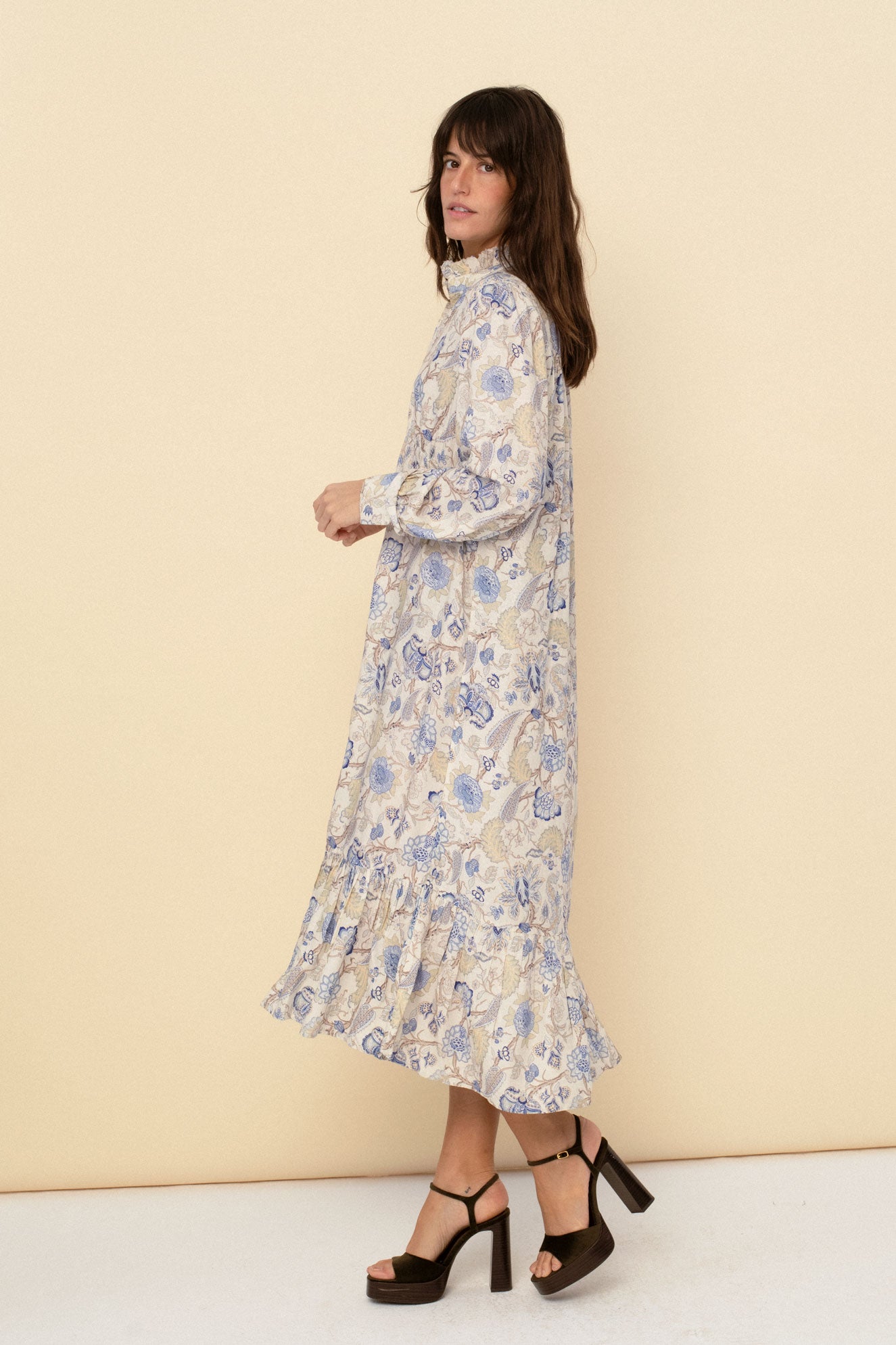 Juana dress blue