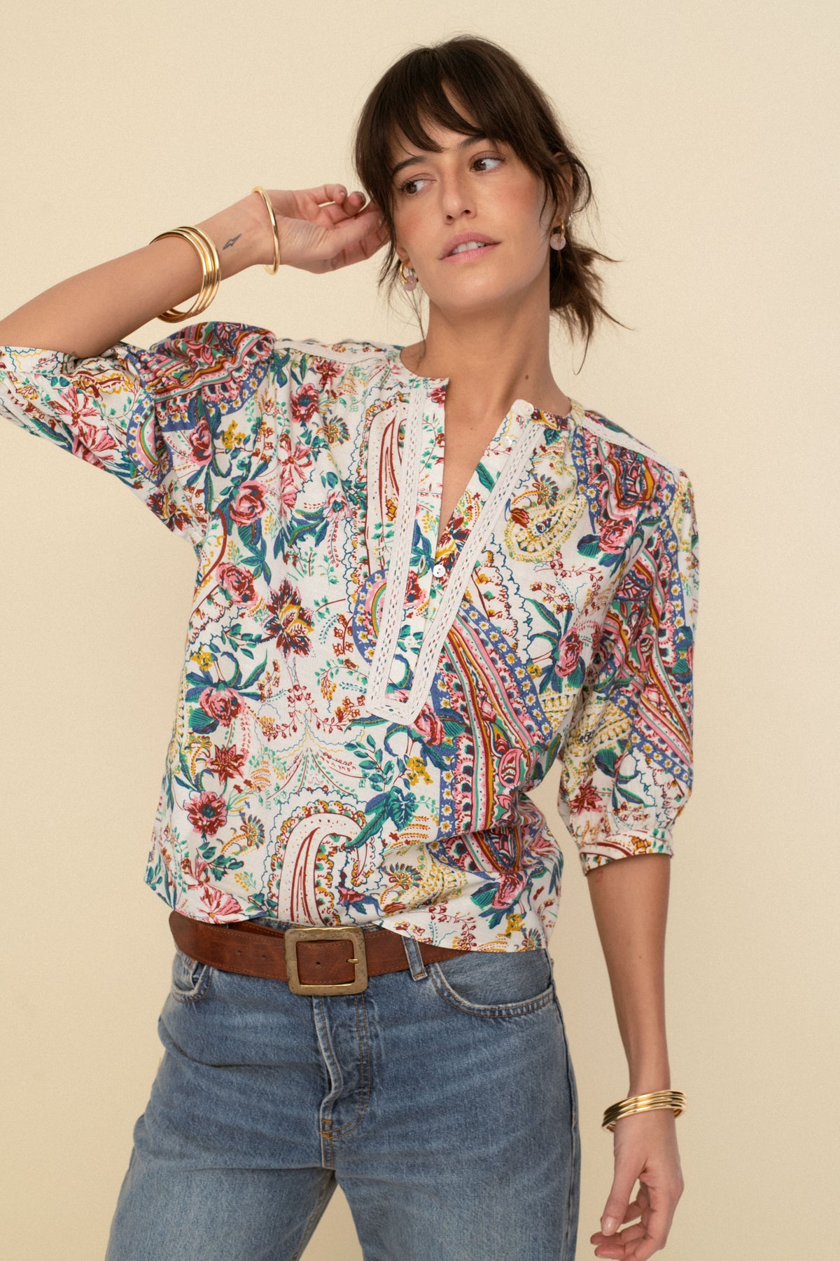 soorploom◇IMELDA BLOUSE FLORAL 5y soorploom◇IMELDA BLOUSE FLORAL 5y